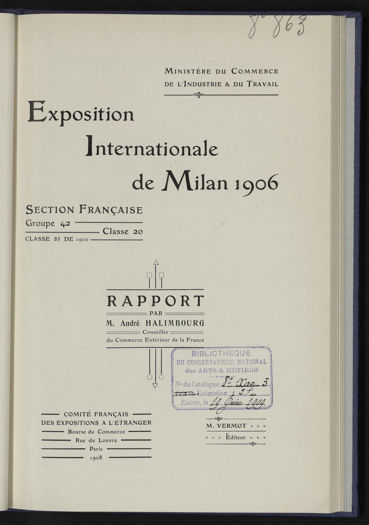 Page de titre du 8XAE644.P2