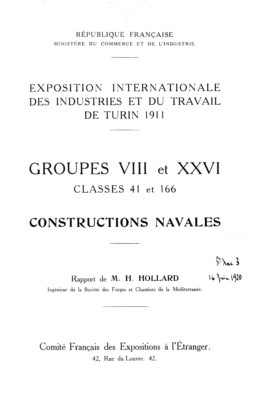 Page de titre du 8XAE740.1