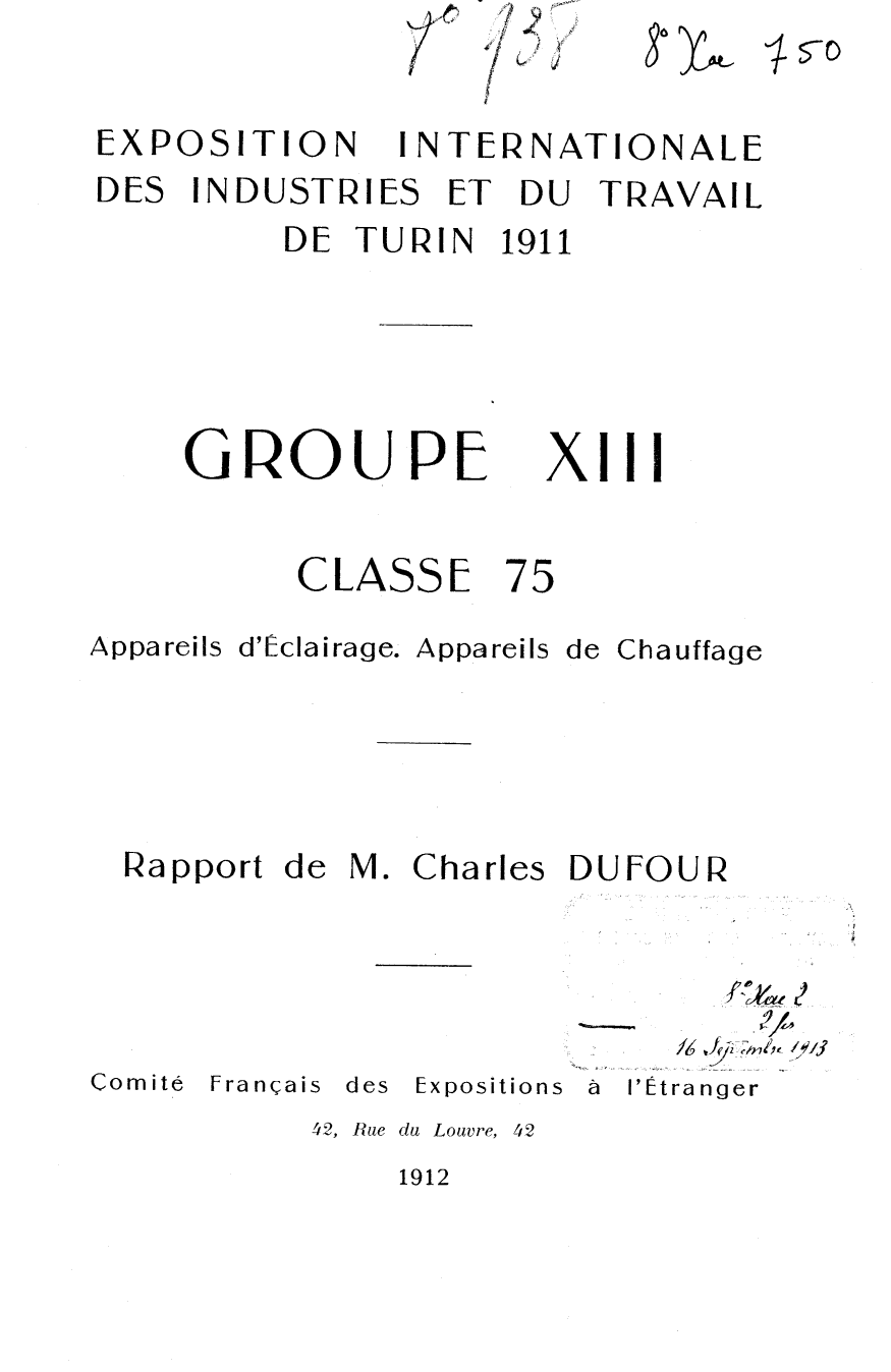 Page de titre du 8XAE750