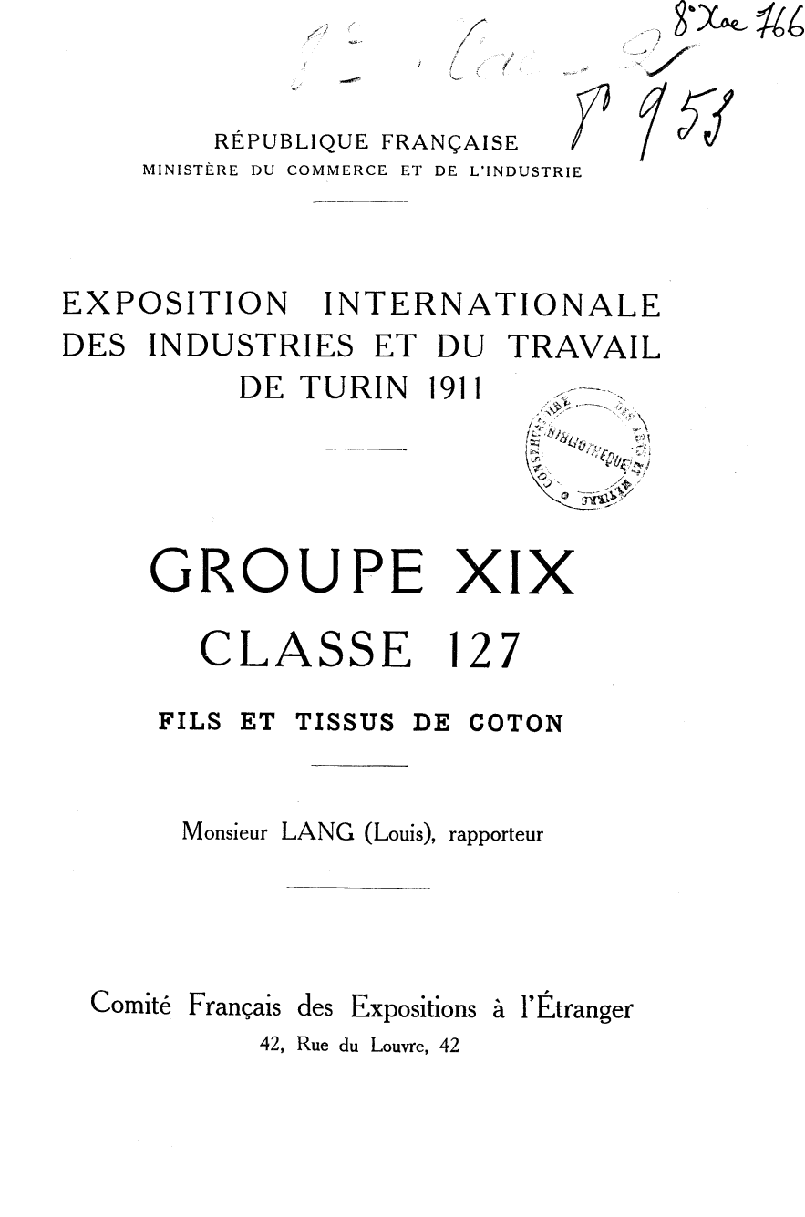 Page de titre du 8XAE766