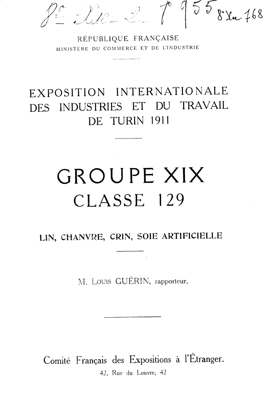 Page de titre du 8XAE768