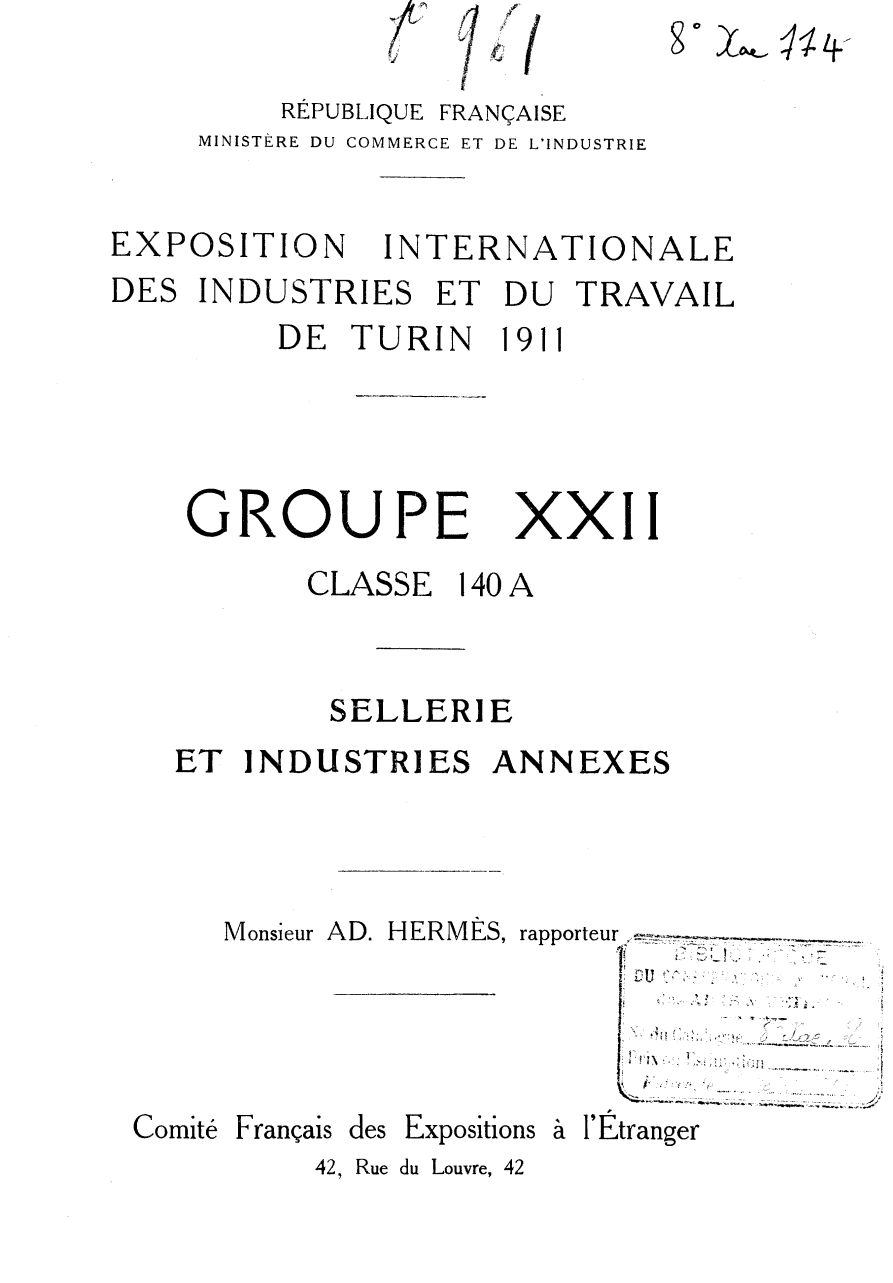 Page de titre du 8XAE774