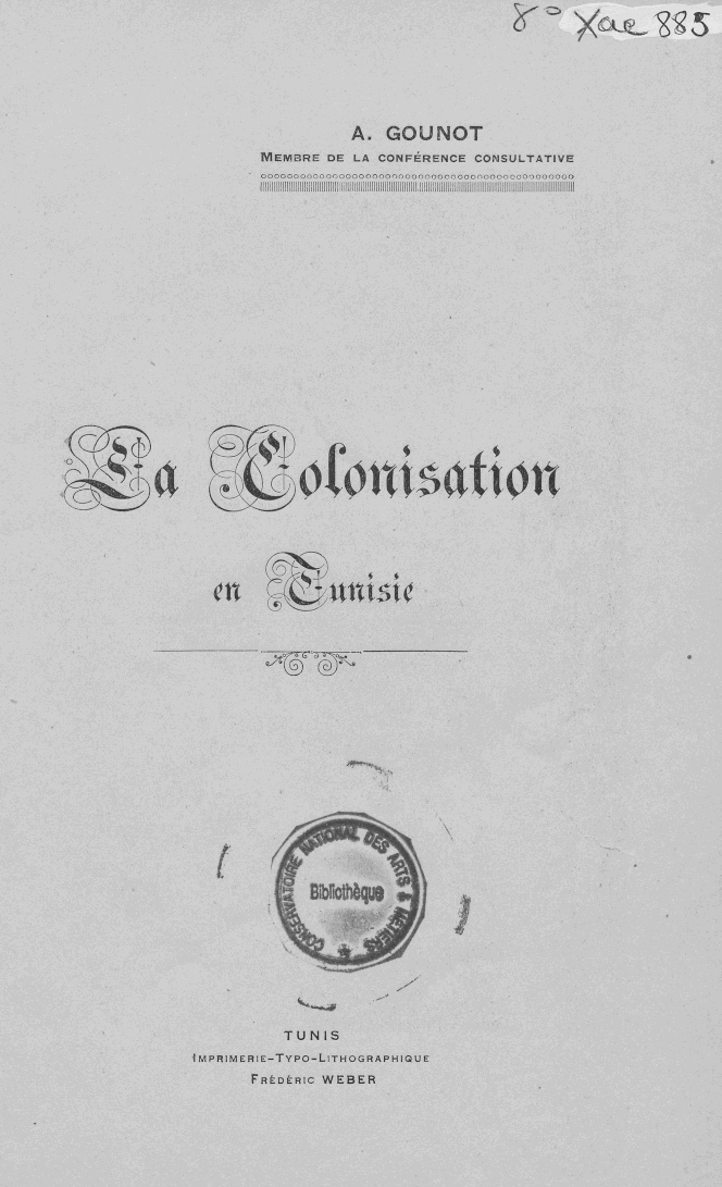 Page de titre du 8XAE885