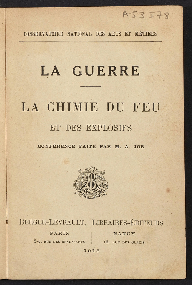 Page de titre du A53578