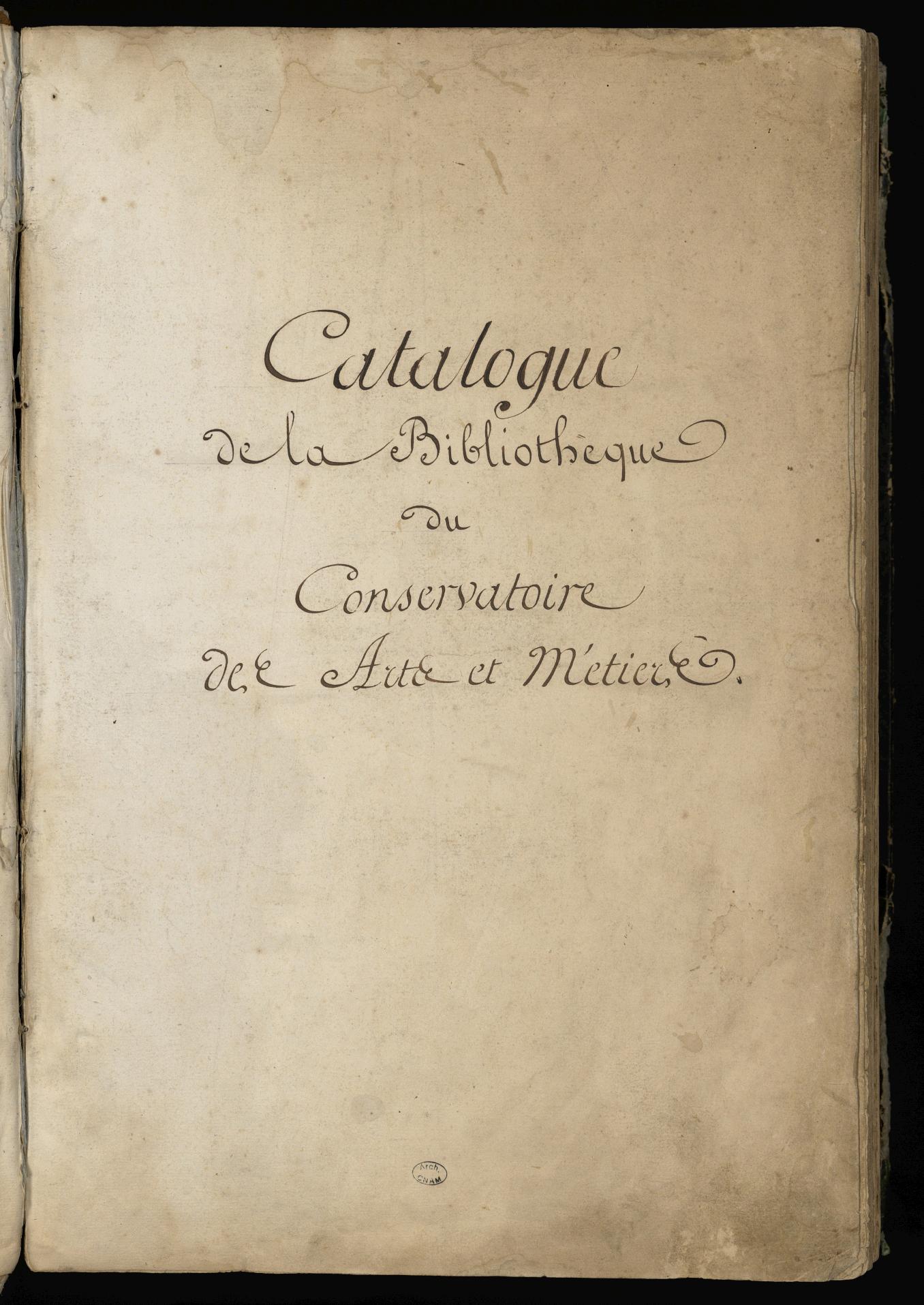 Page de titre du ARCHCOLL2