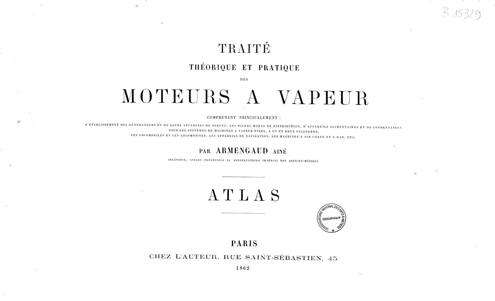 Page de titre du B15329