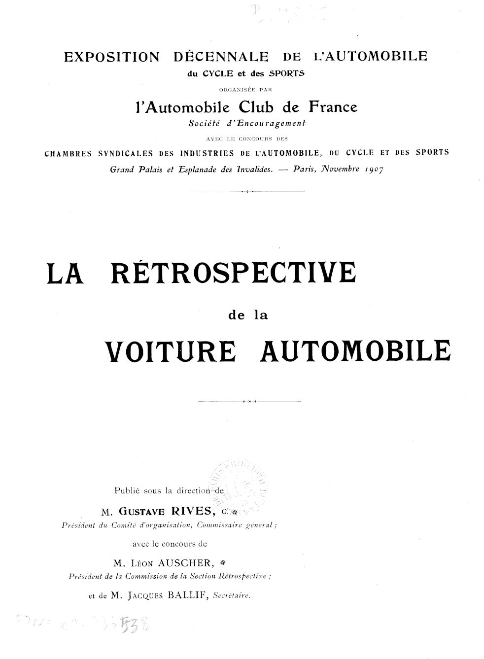 Page de titre du B15545