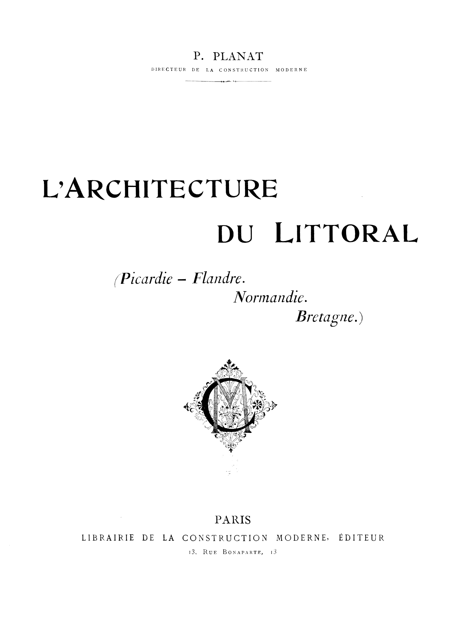 Page de titre du B15709RES