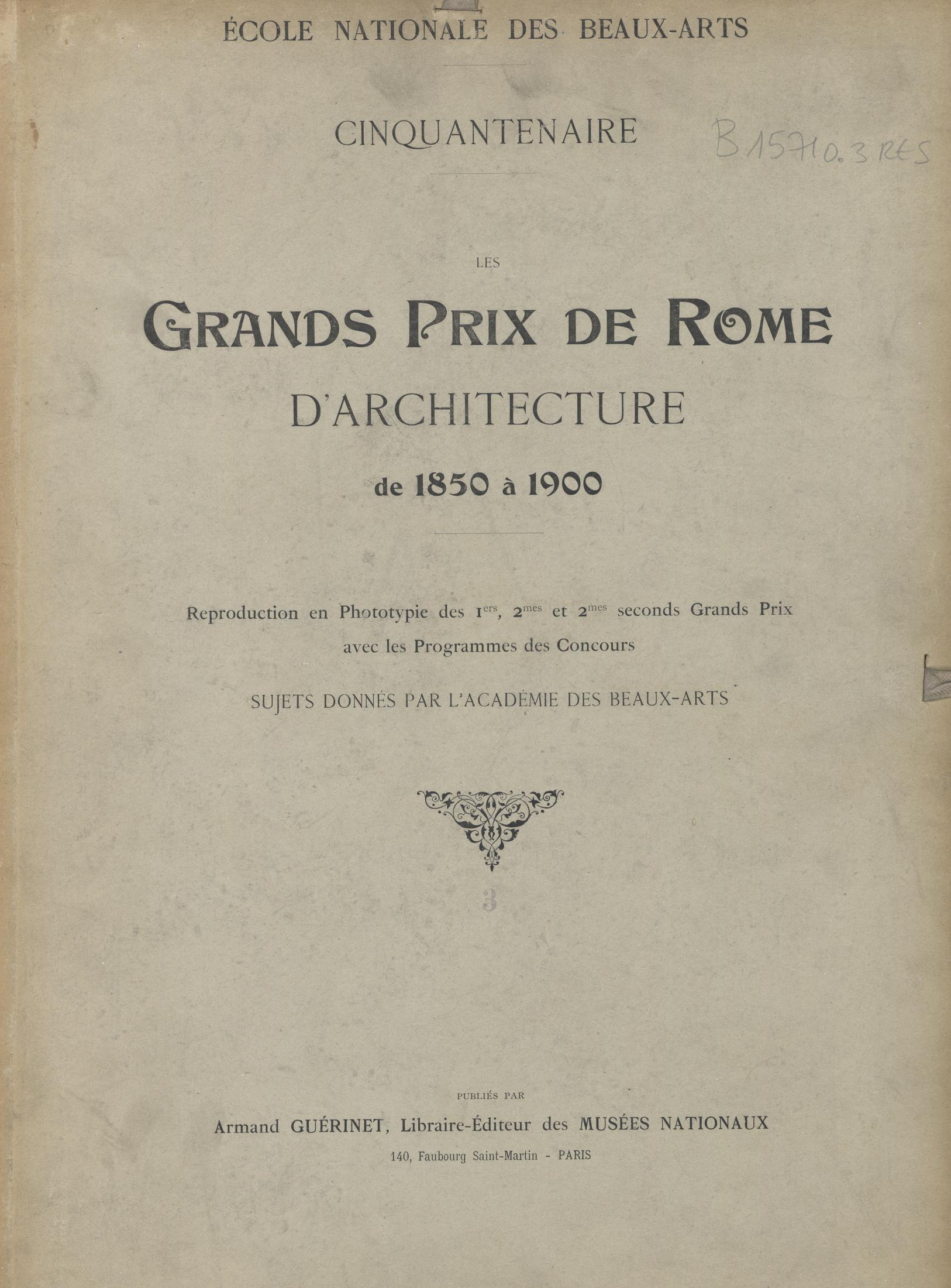 Page de titre du B15710.3RES