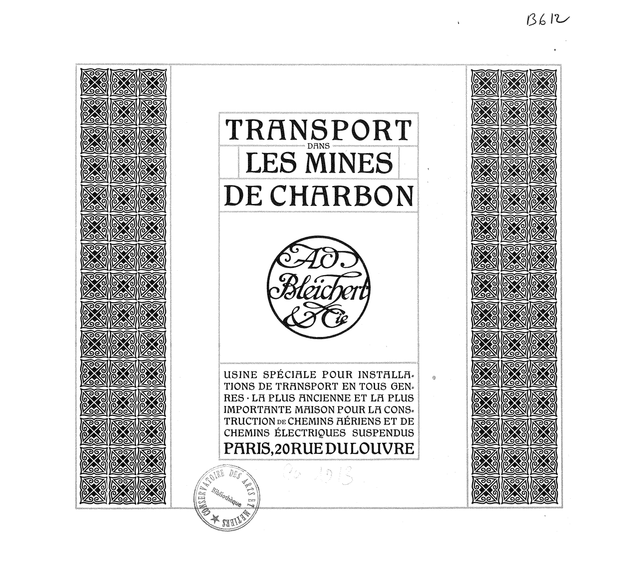 Page de titre du B612