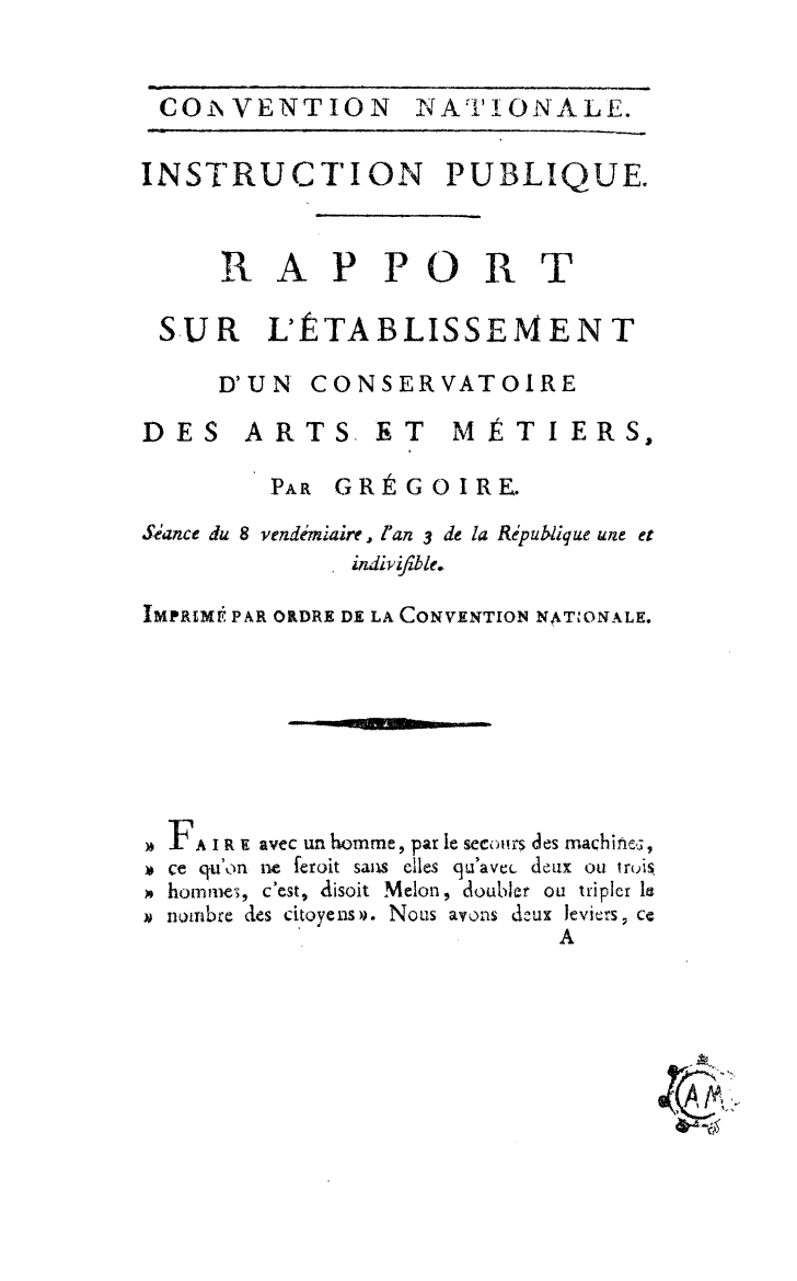 Page de titre du BIBL589