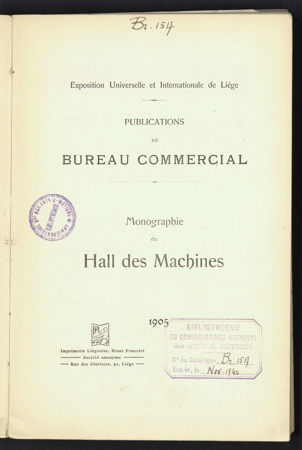 Page de titre du BR1517