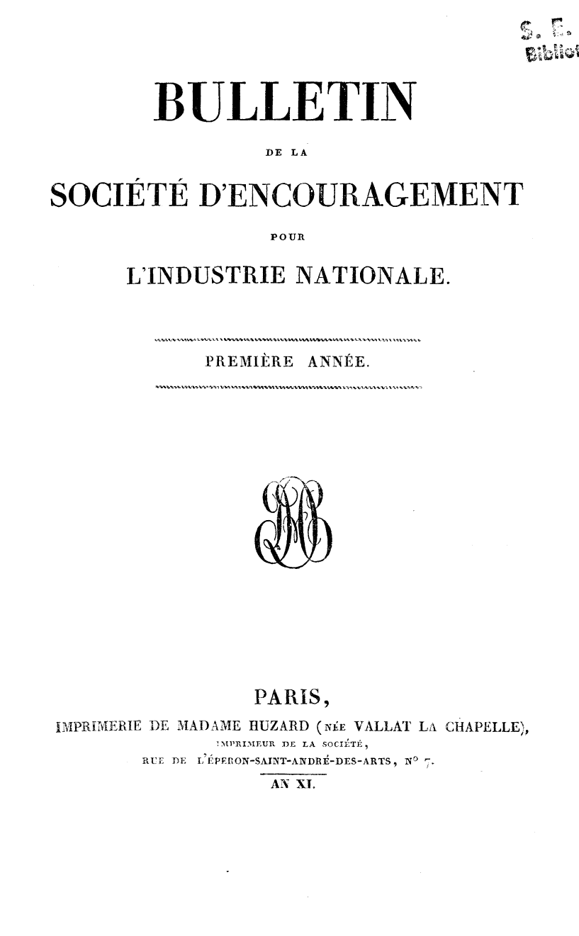 Page de titre du BSPI.1