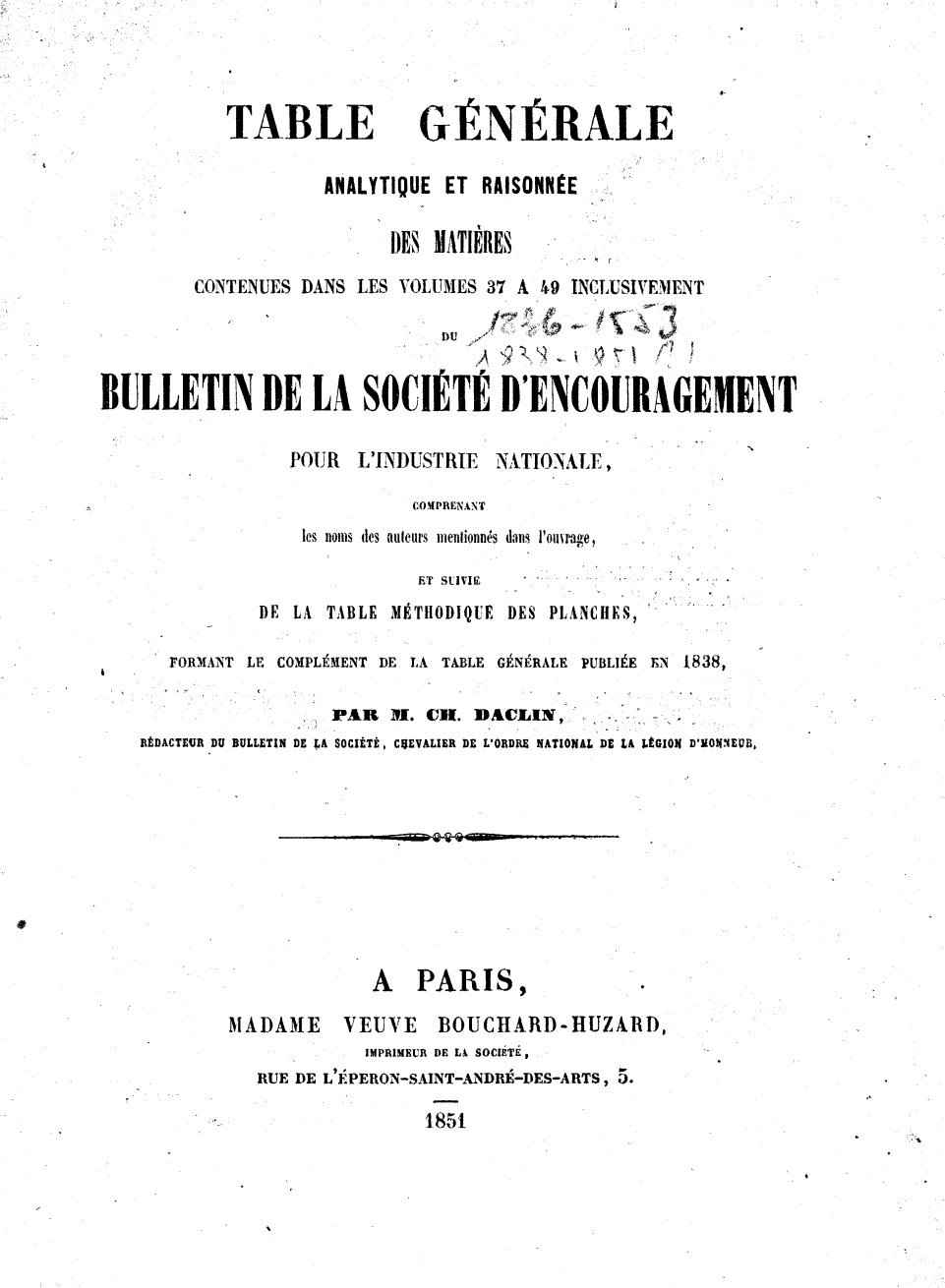 Page de titre du BSPI.159