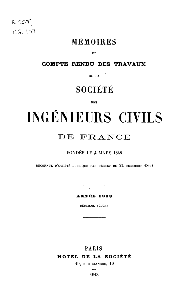 Page de titre du ECCMC6.100