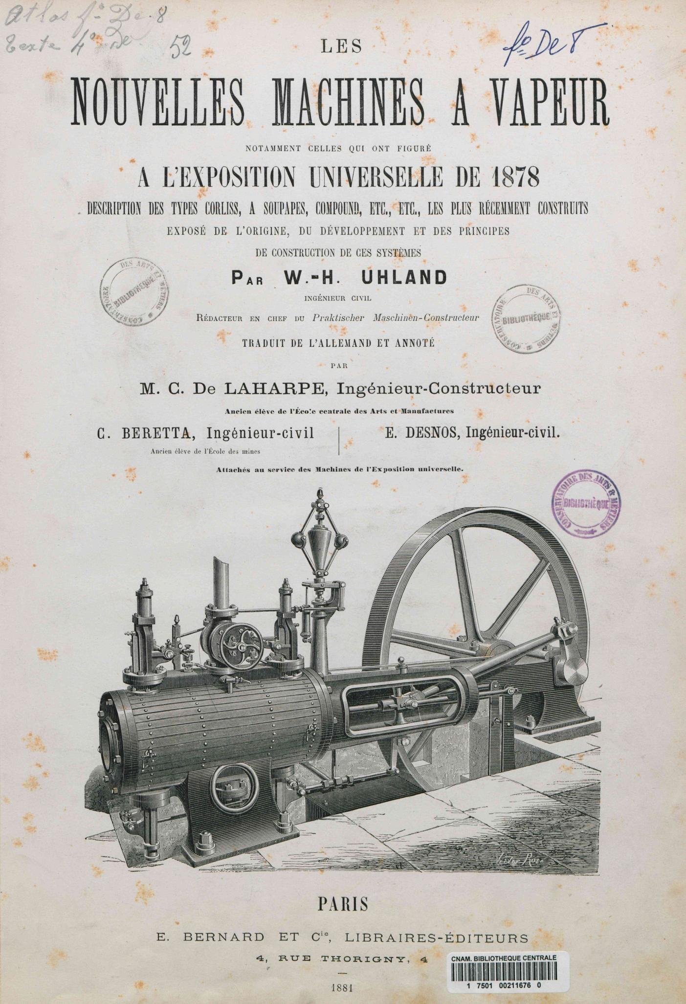 Page de titre du FOLDE8