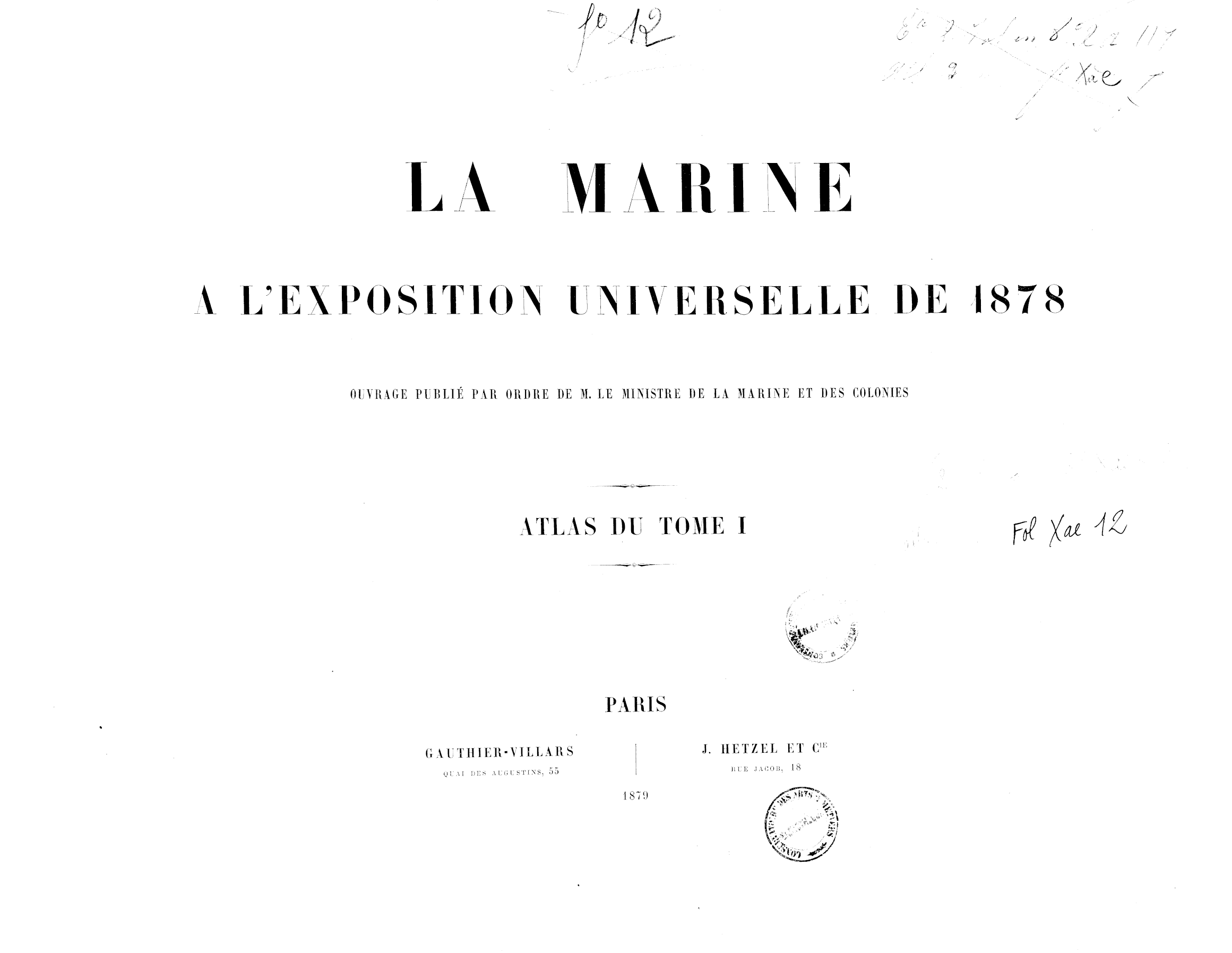 Page de titre du FOLXAE12.1