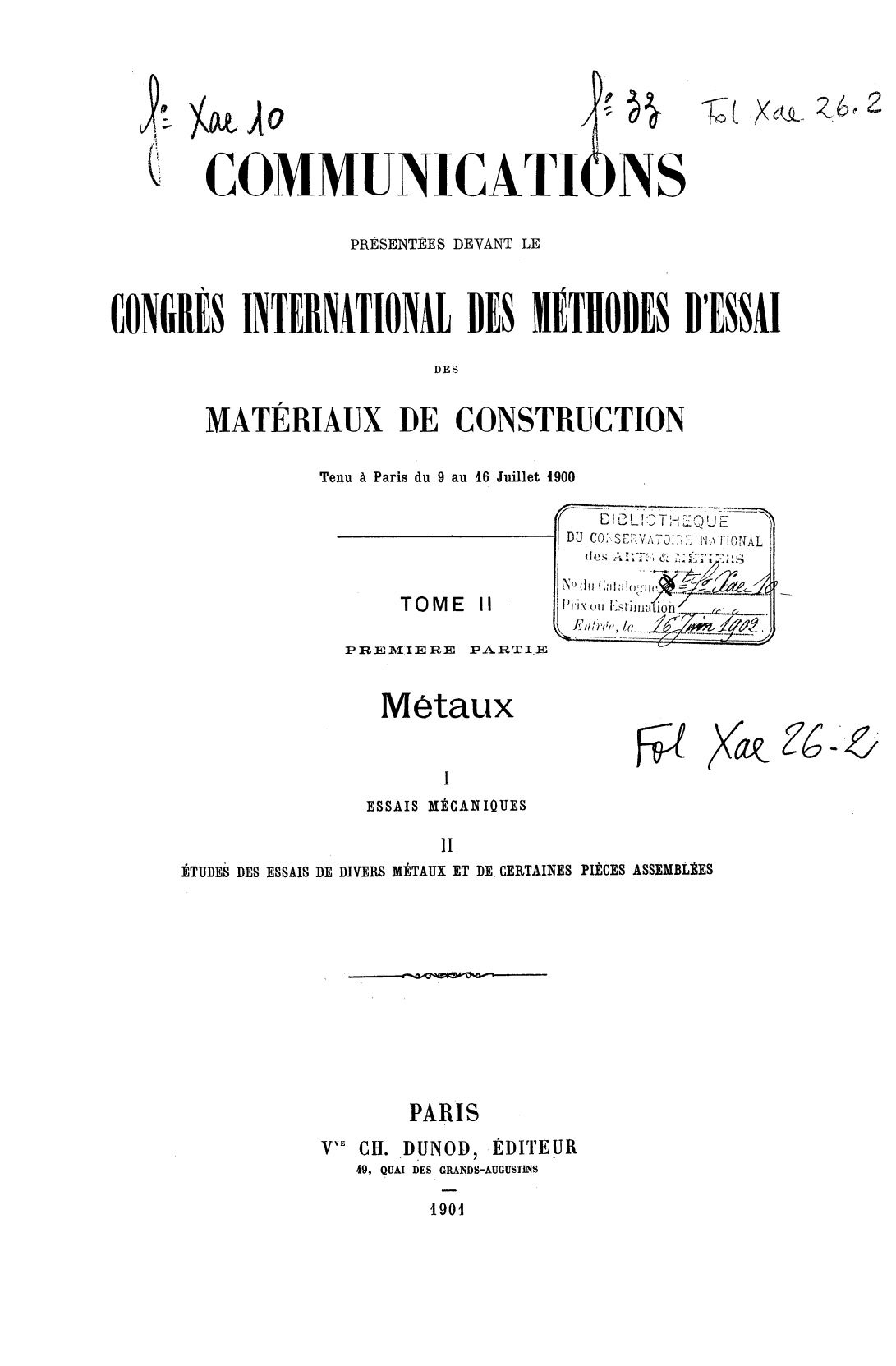 Page de titre du FOLXAE26.2