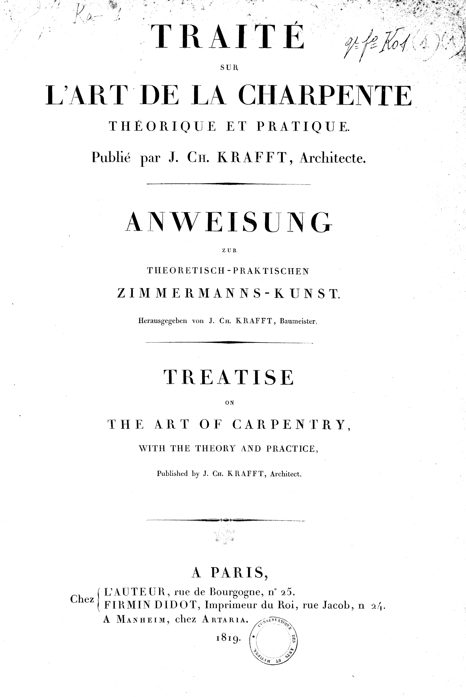 Page de titre du GDFOLKO1.1-1