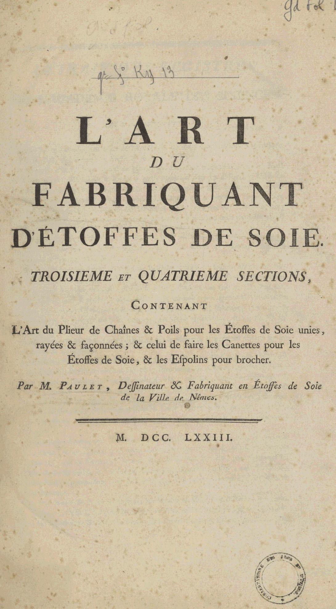 Page de titre du GDFOLKY13.2RES