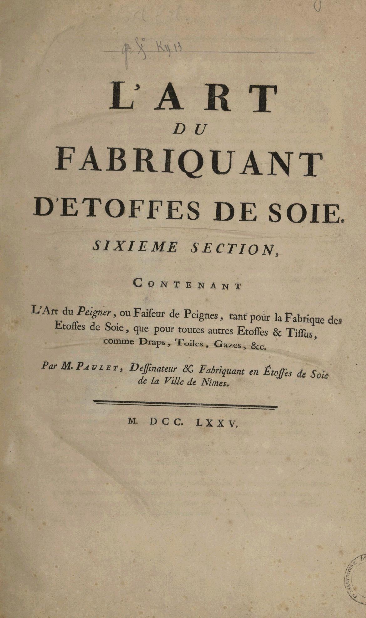 Page de titre du GDFOLKY13.4RES