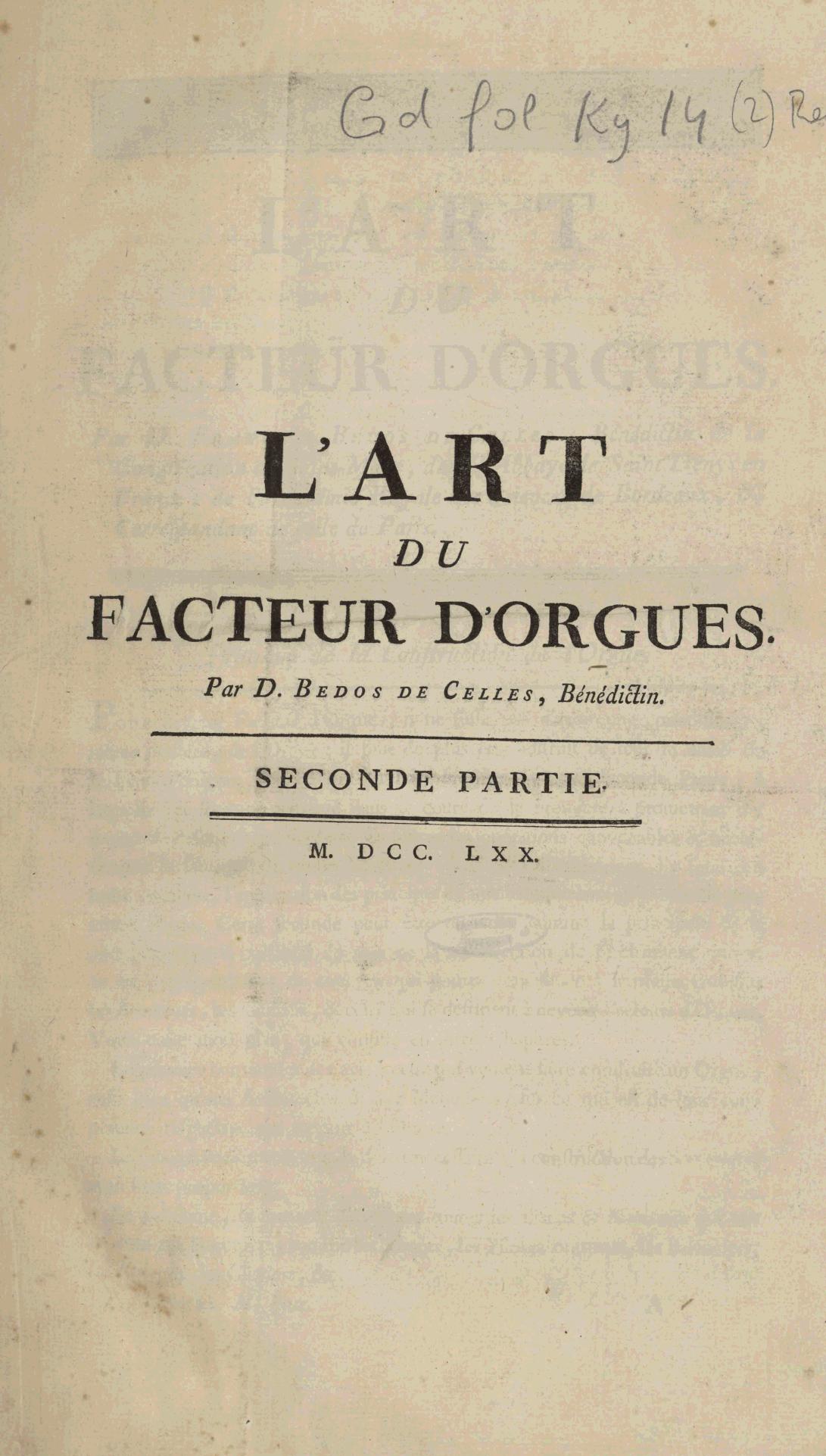 Page de titre du GDFOLKY14.2RES