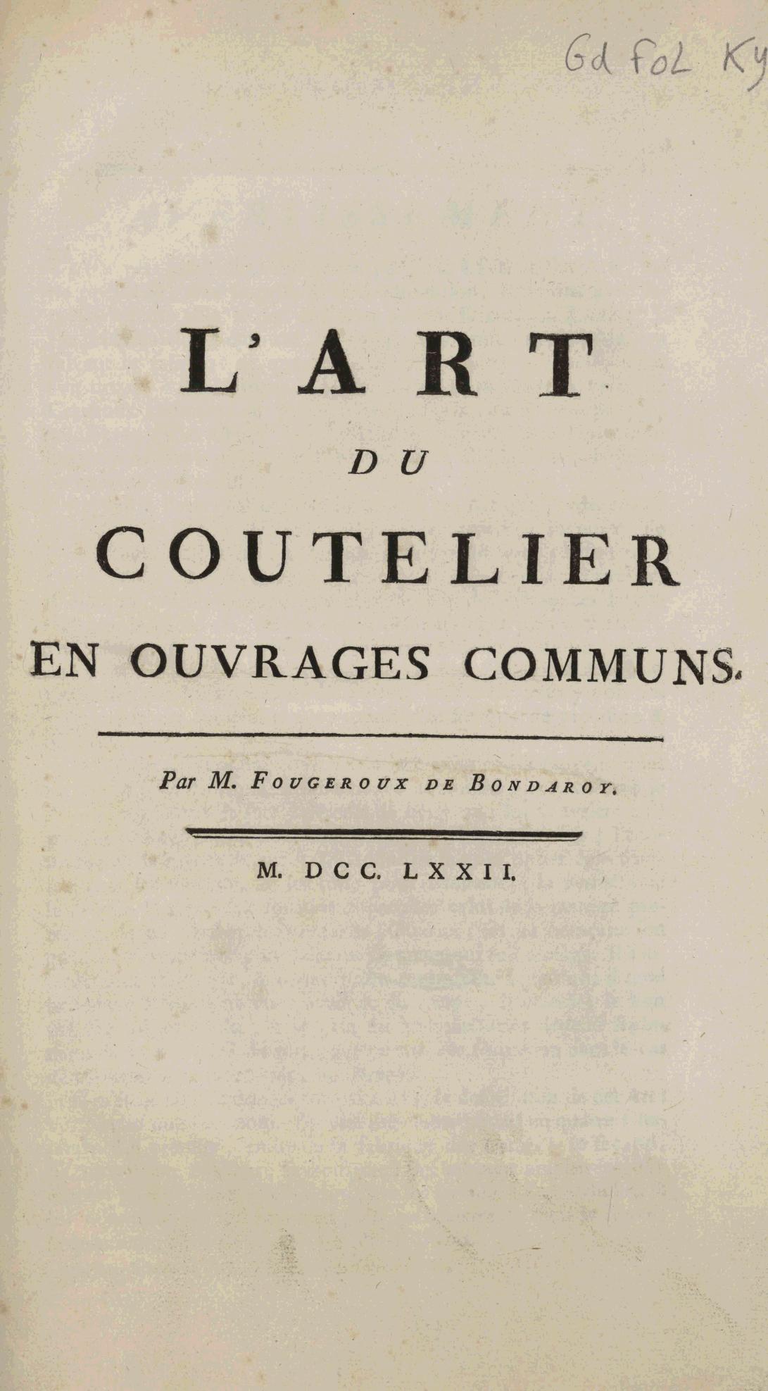 Page de titre du GDFOLKY22.3RES