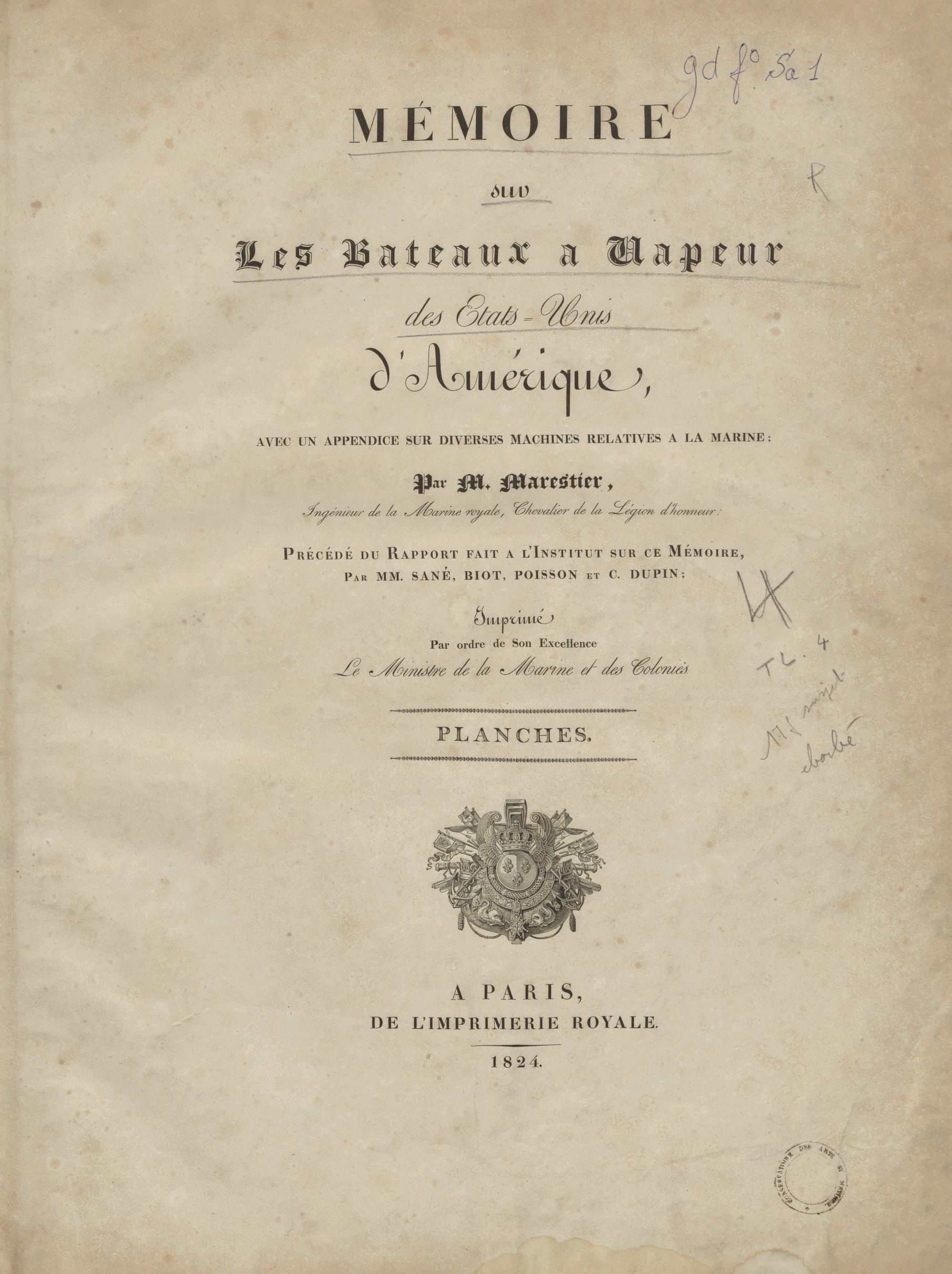 Page de titre du GDFOLSA1