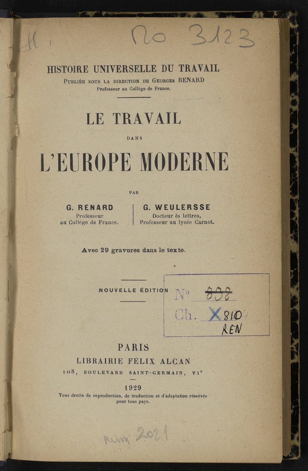 Page de titre du GLMO3123