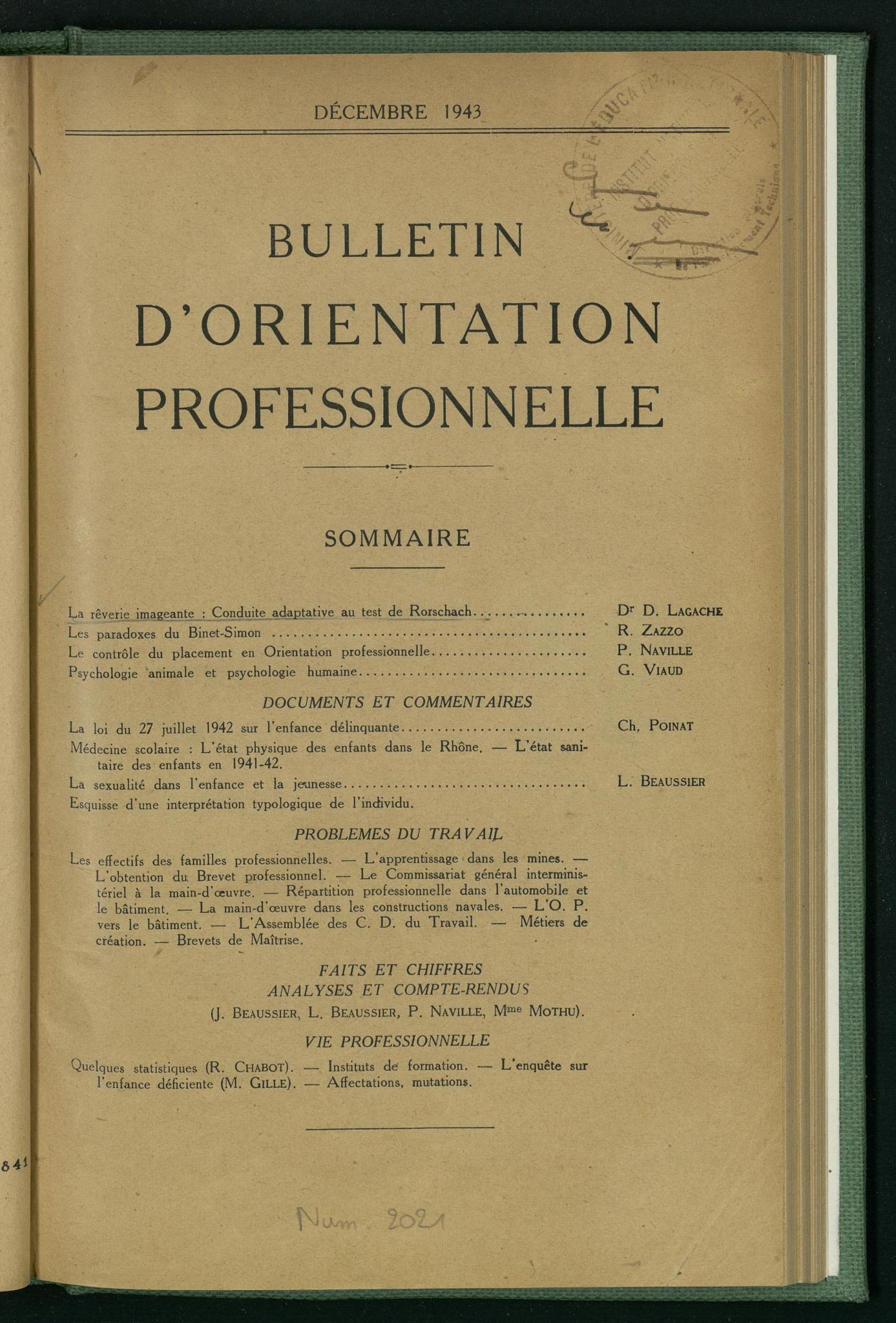 Page de titre du GLP1002.2