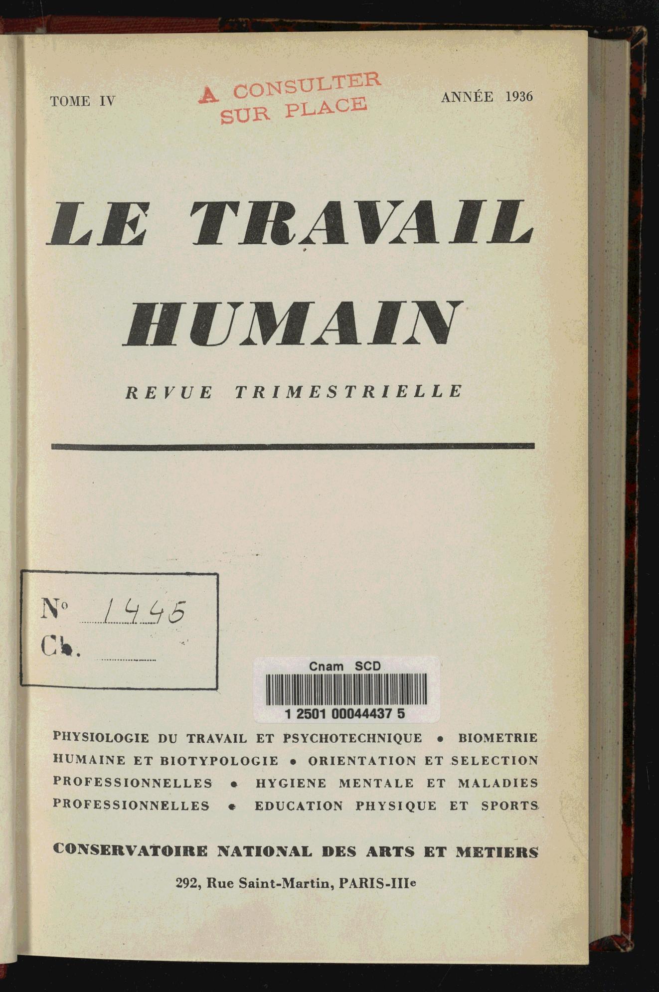 Page de titre du GLP1068.13