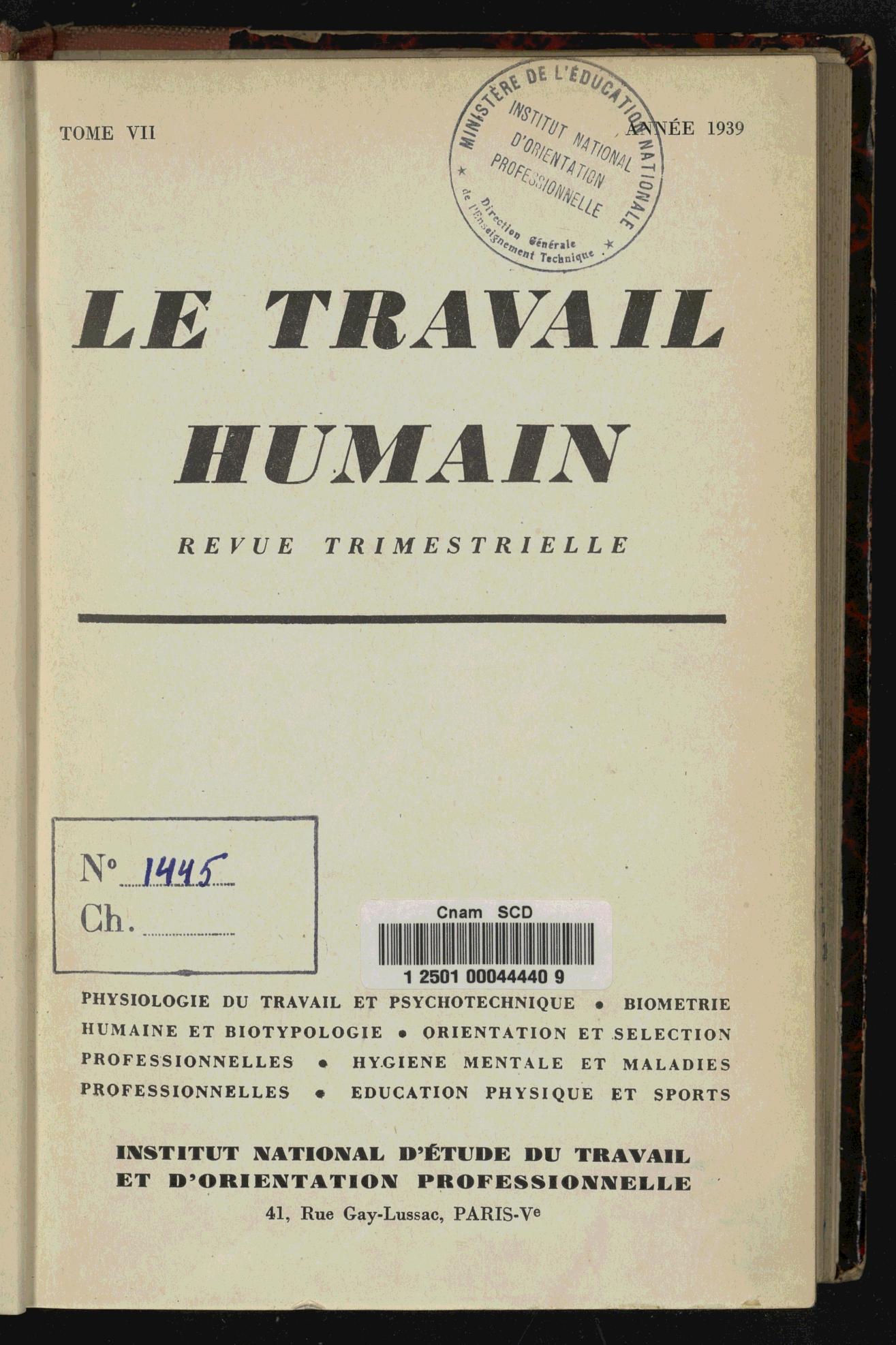 Page de titre du GLP1068.25