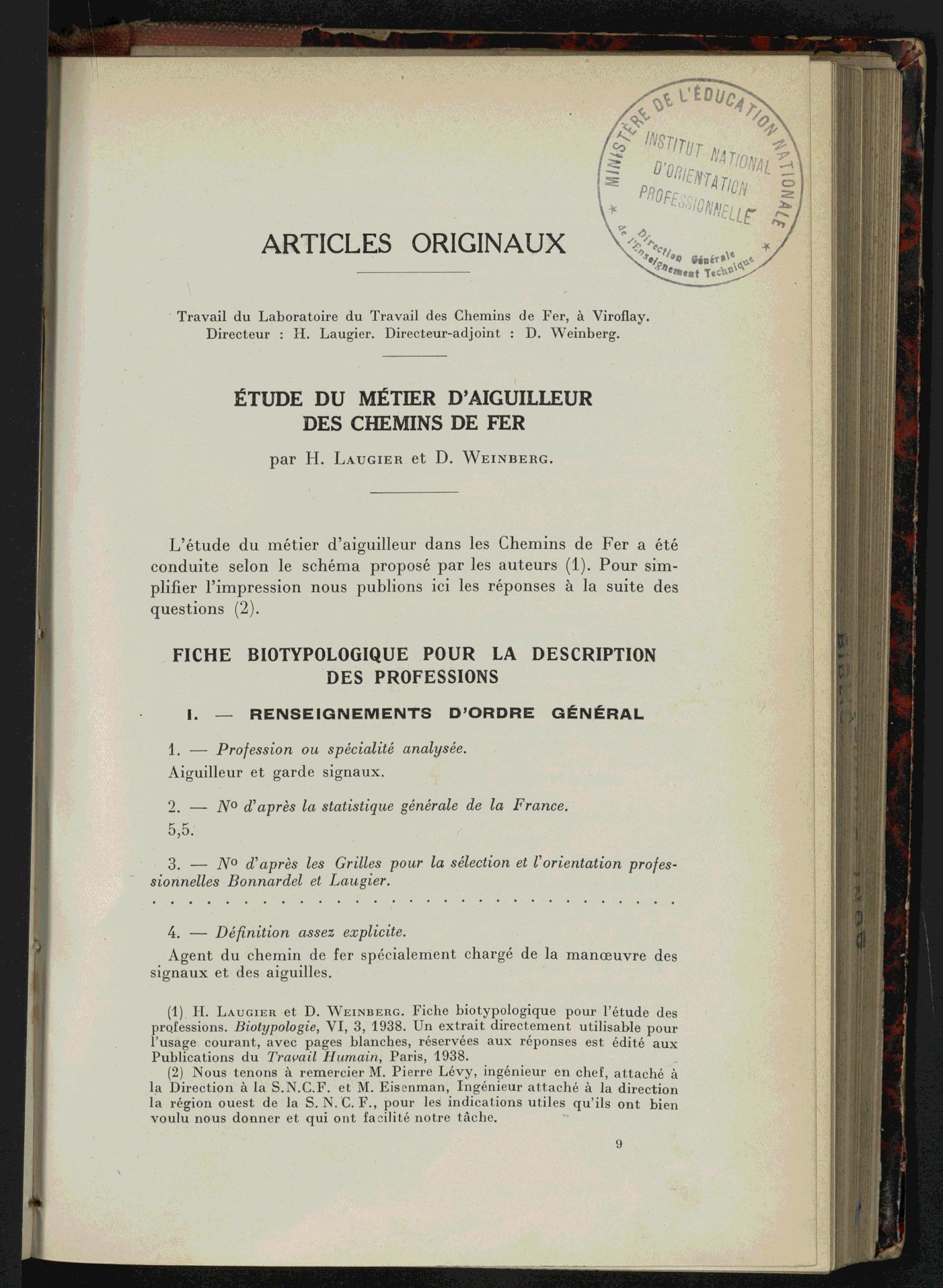 Page de titre du GLP1068.26