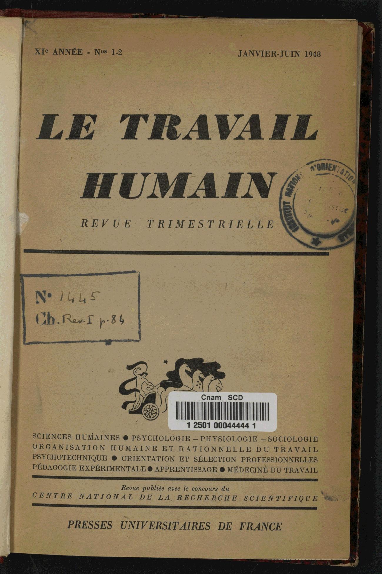 Page de titre du GLP1068.33