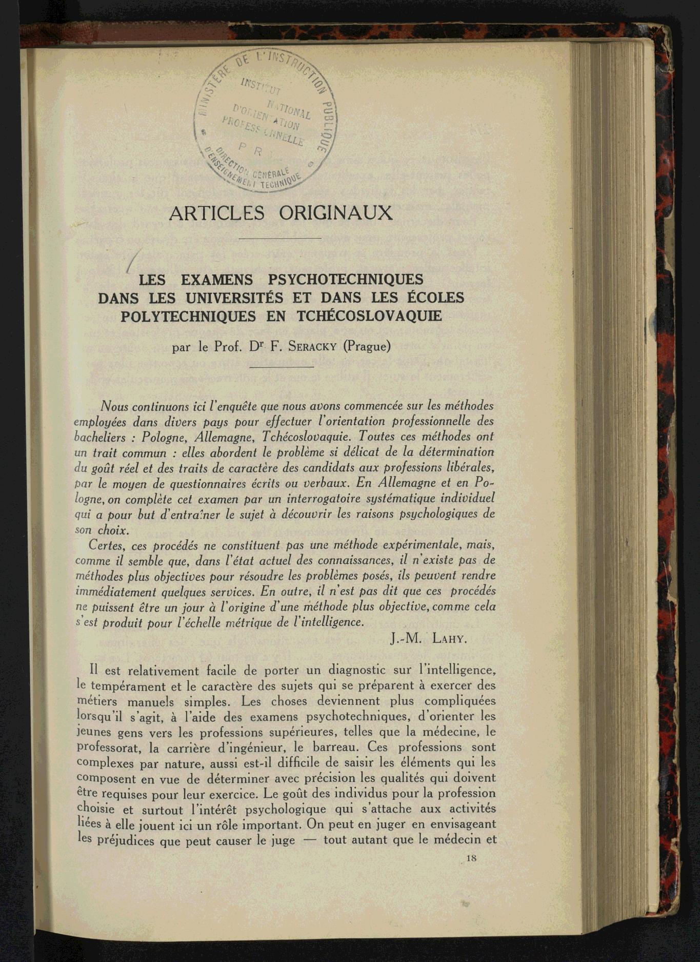 Page de titre du GLP1068.7