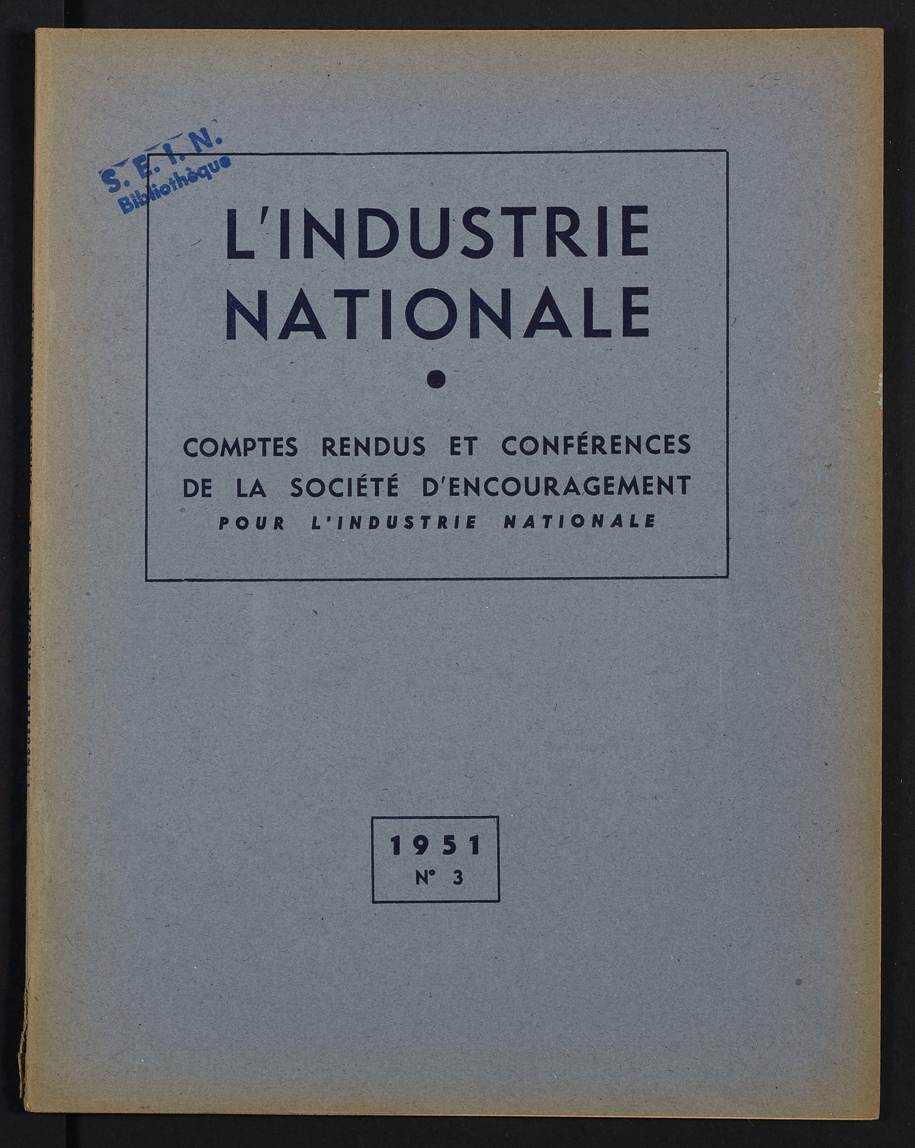 Page de titre du INDNAT.13