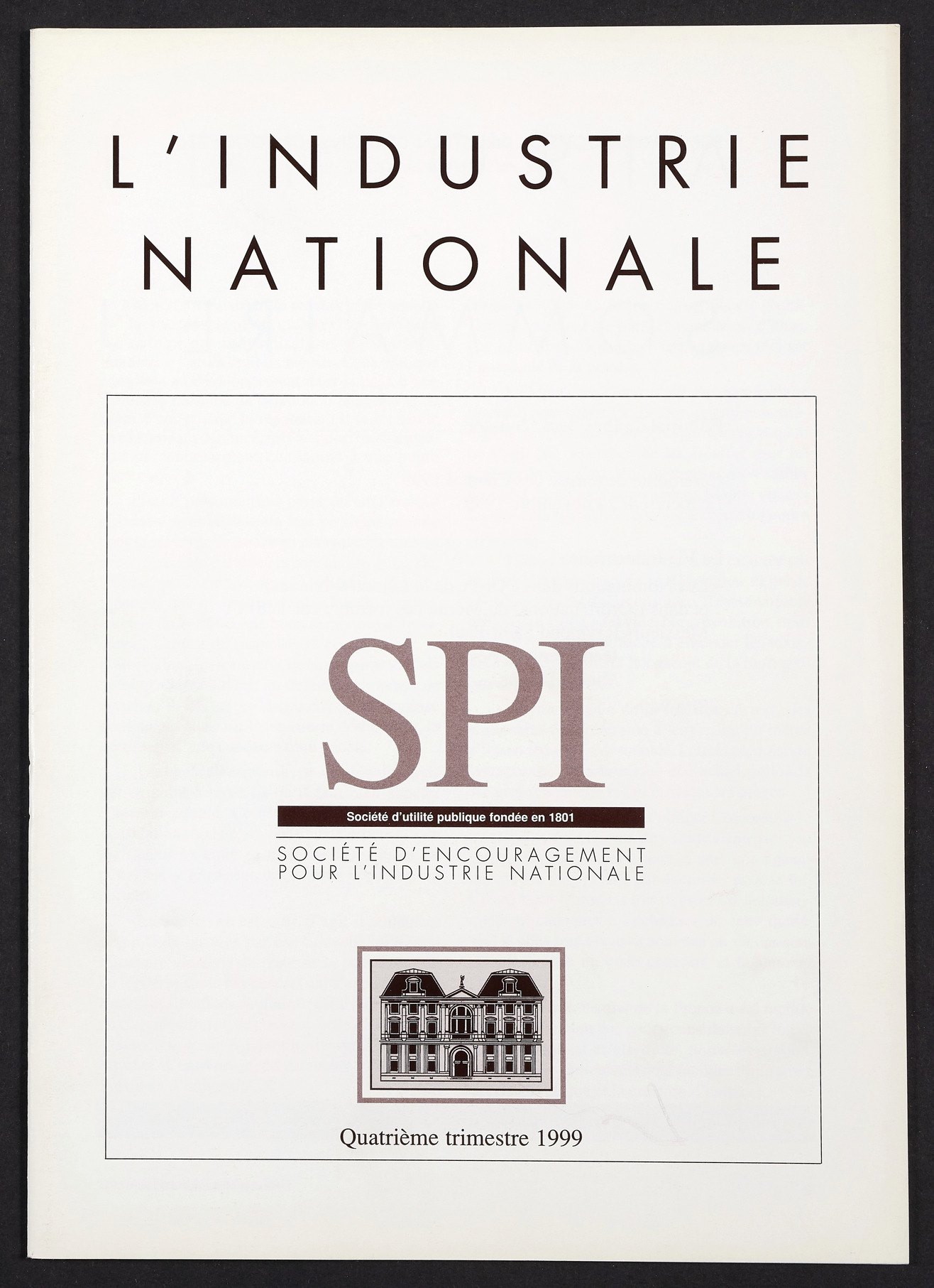 Page de titre du INDNAT.165