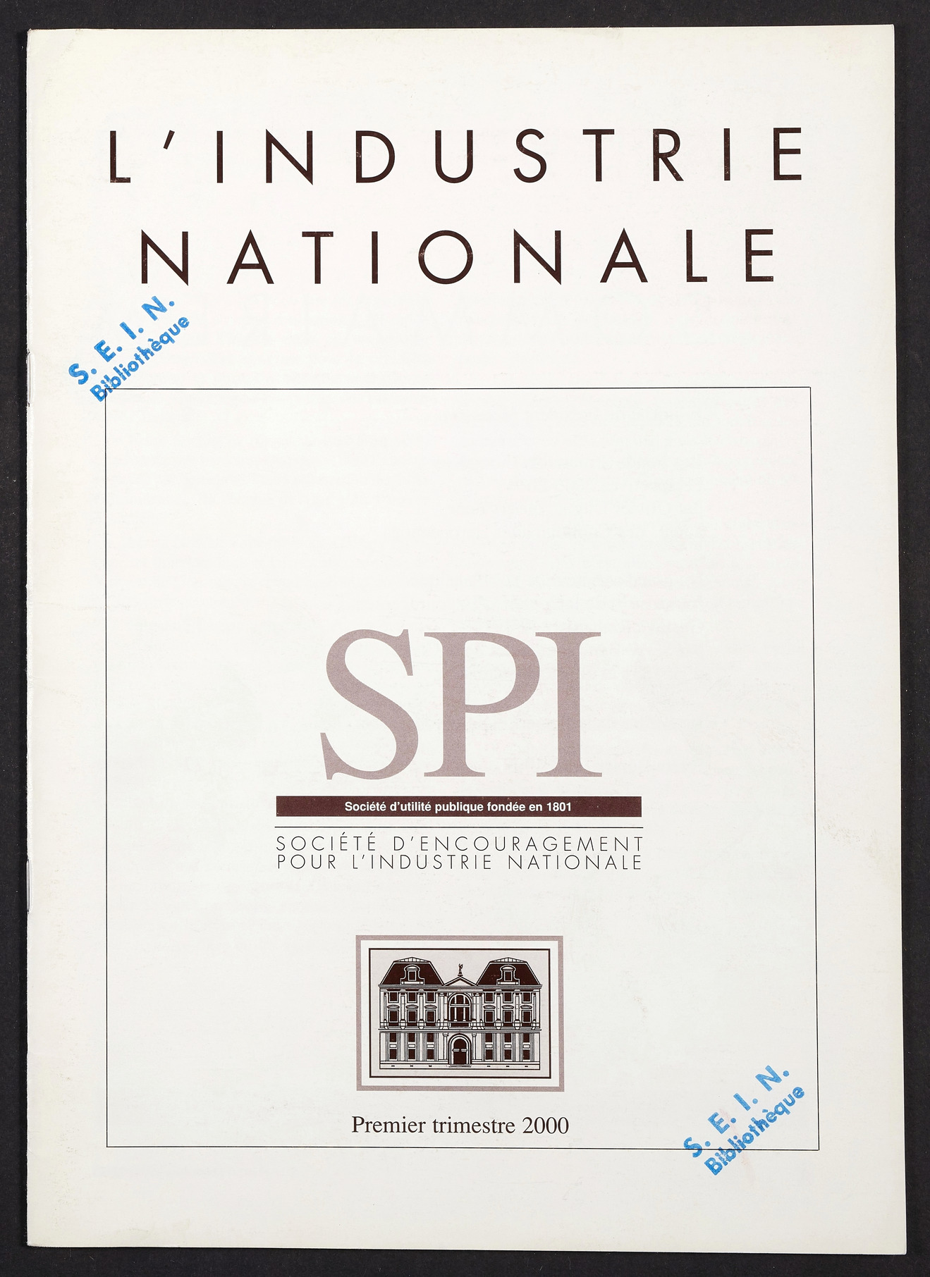 Page de titre du INDNAT.166