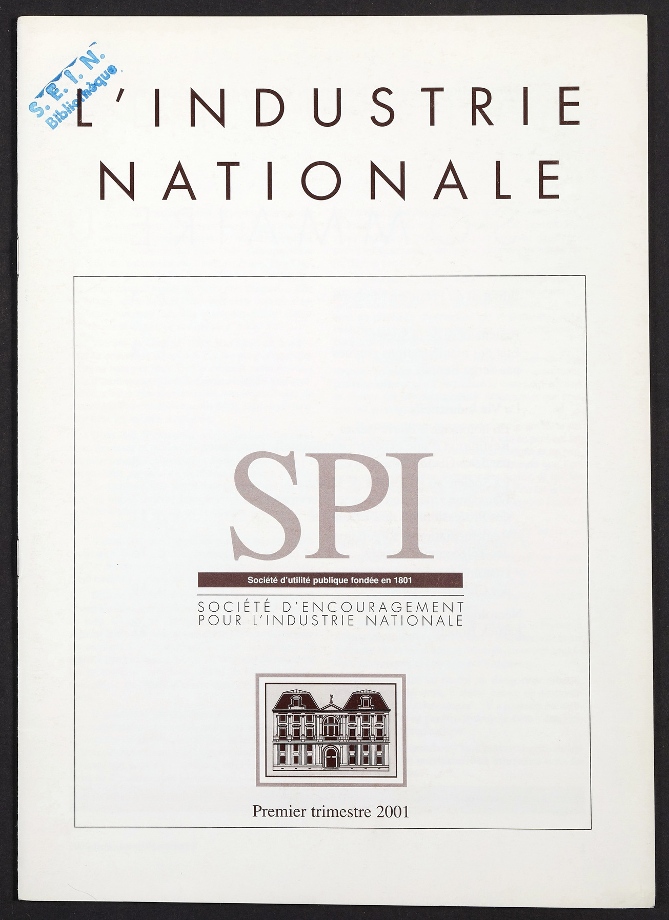 Page de titre du INDNAT.170