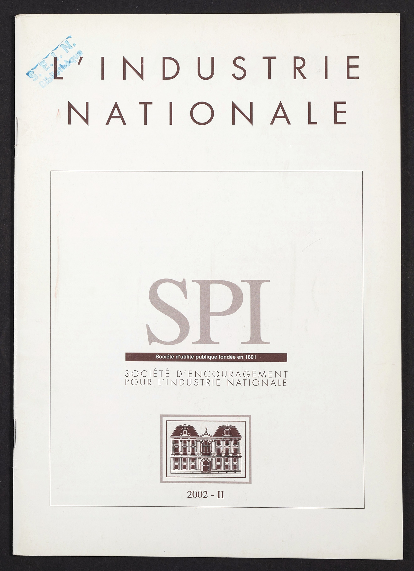 Page de titre du INDNAT.173