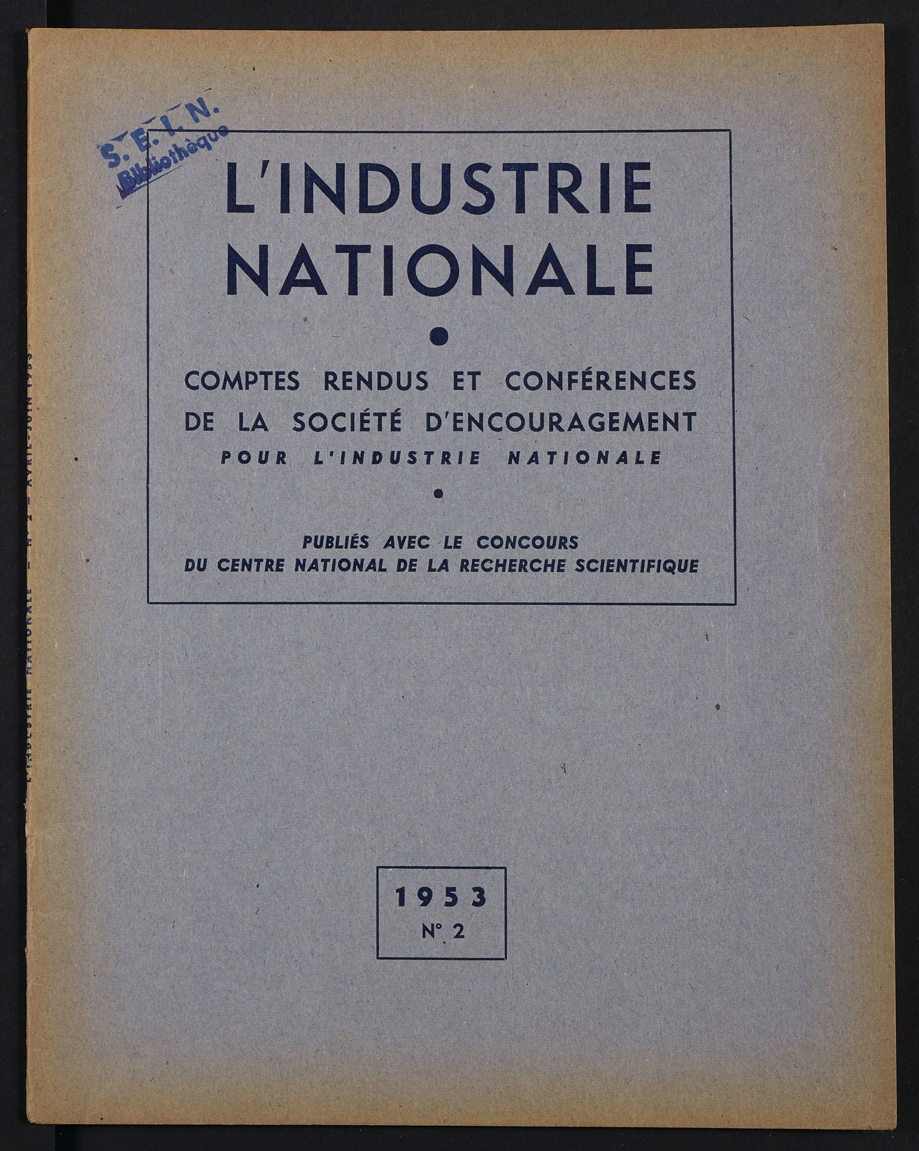 Page de titre du INDNAT.21