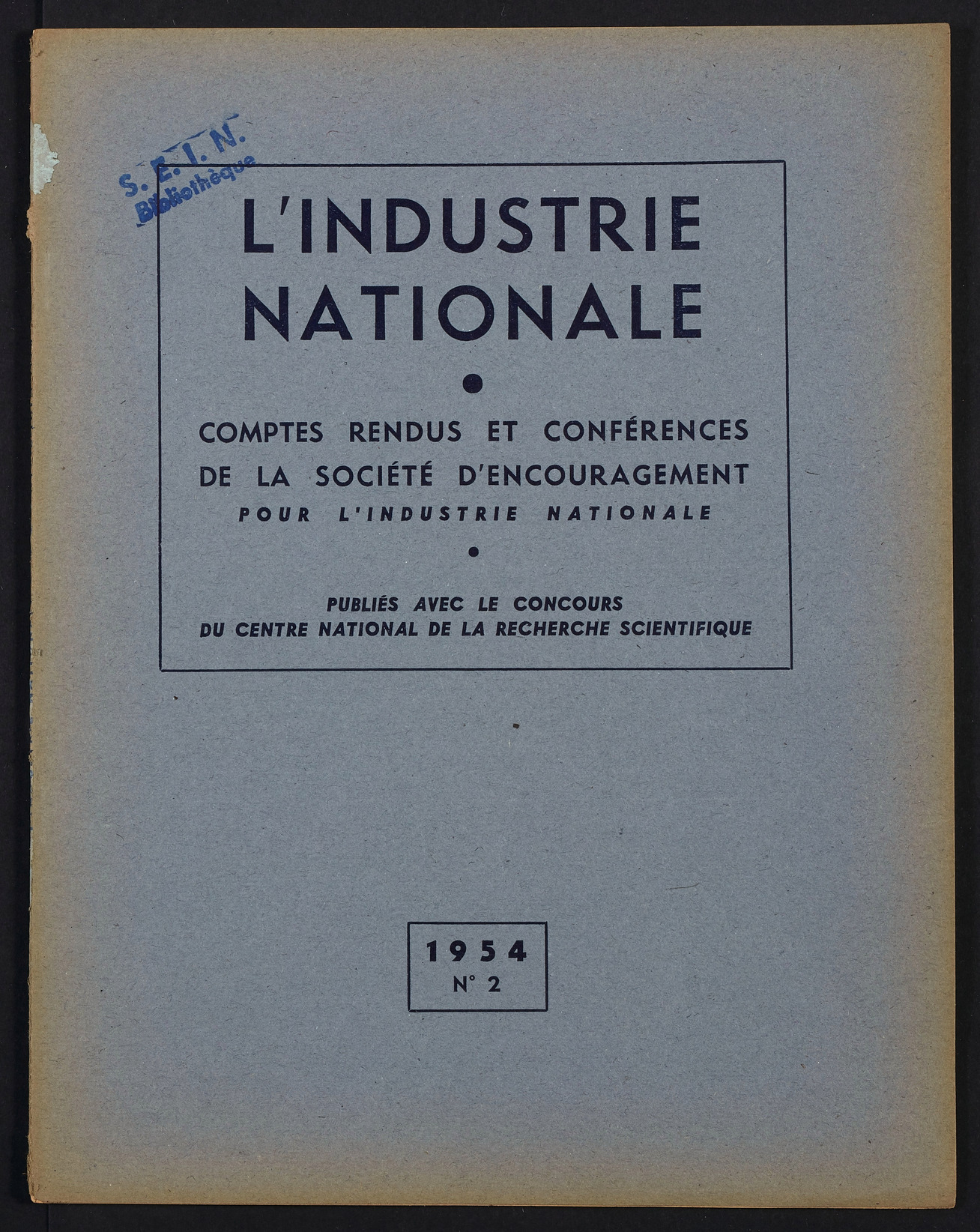 Page de titre du INDNAT.26