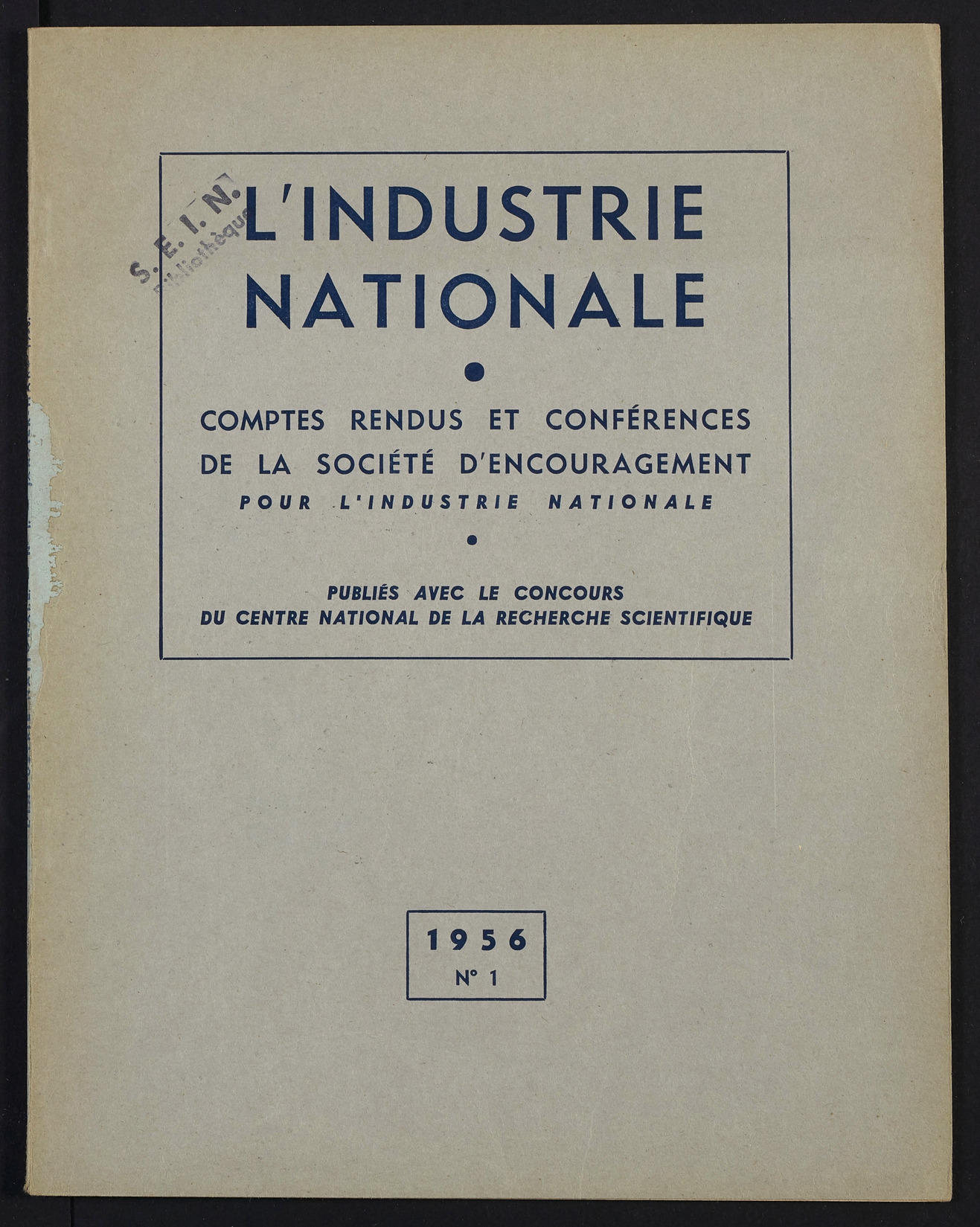 Page de titre du INDNAT.33