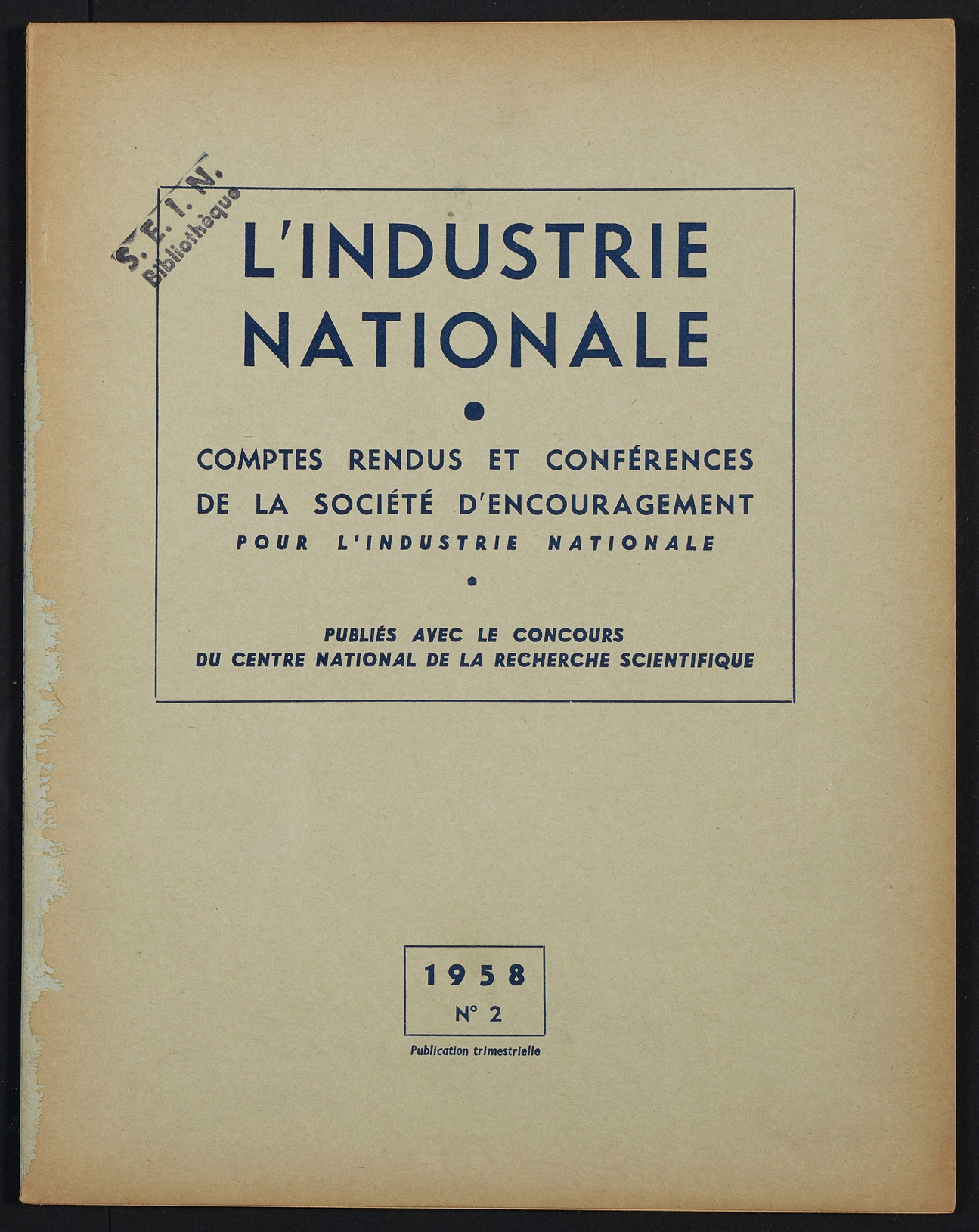Page de titre du INDNAT.43
