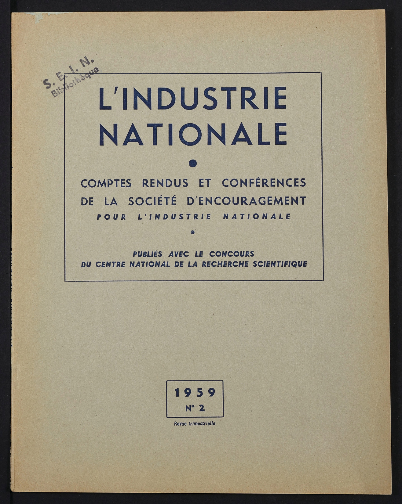 Page de titre du INDNAT.47