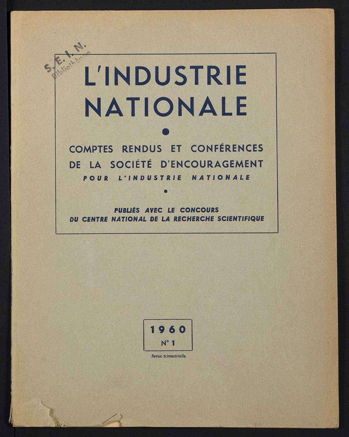 Page de titre du INDNAT.50
