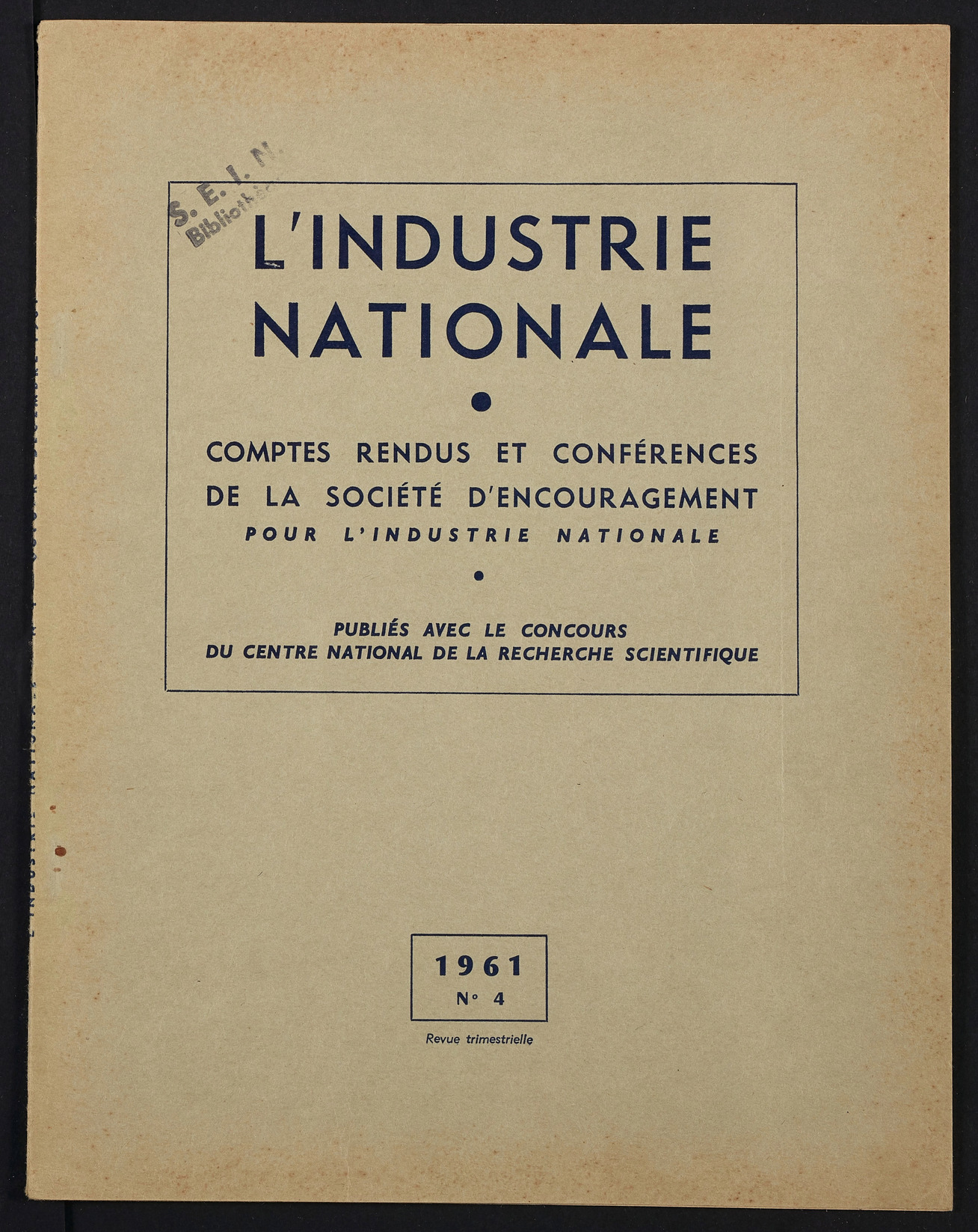 Page de titre du INDNAT.57