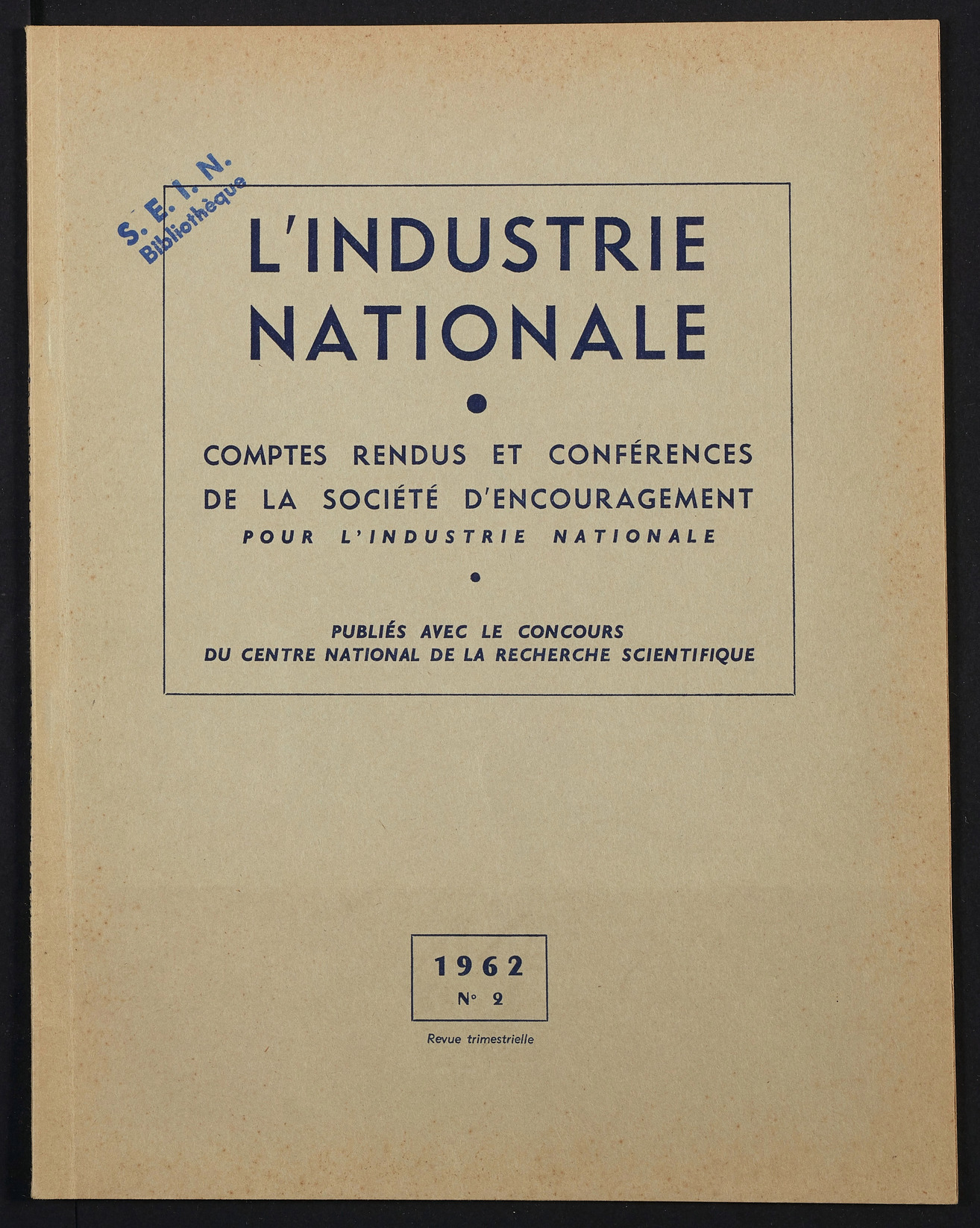 Page de titre du INDNAT.59