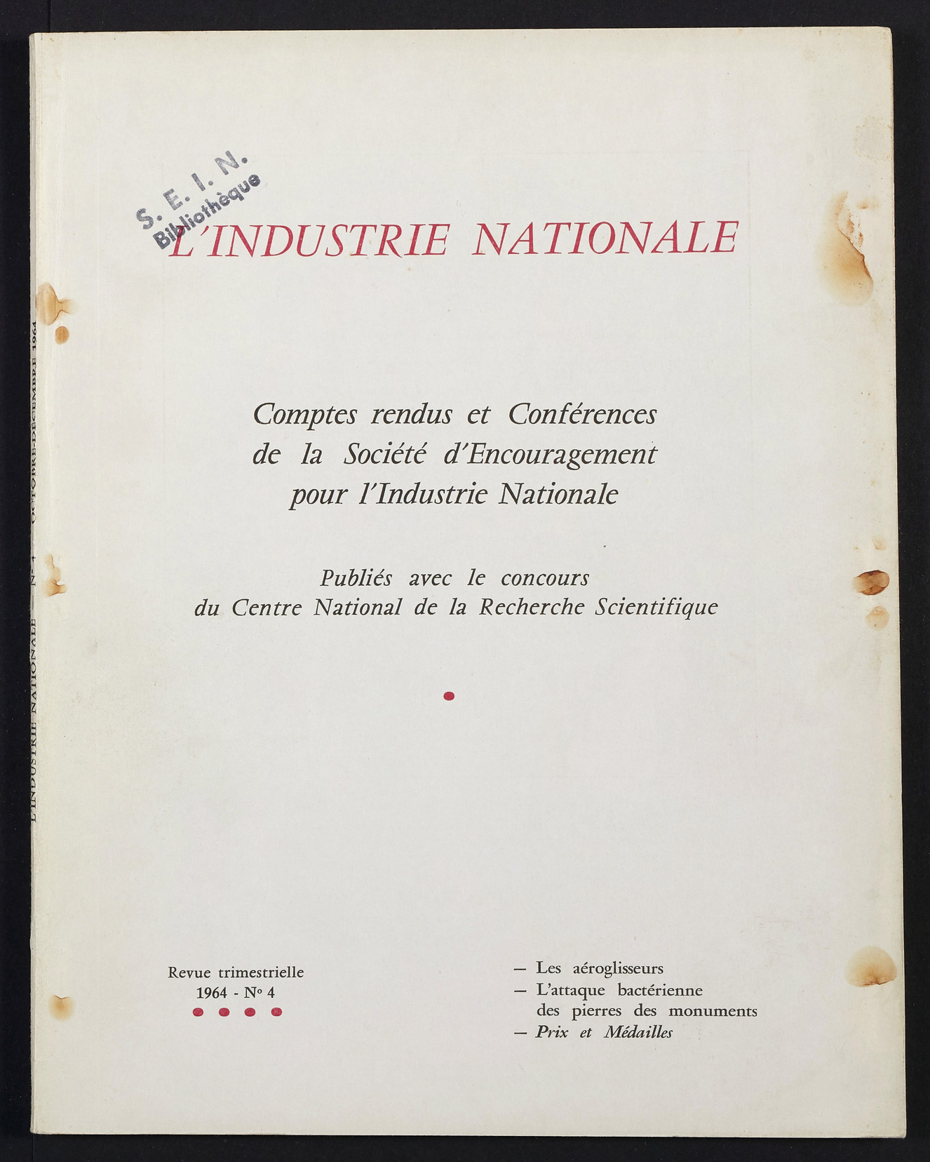 Page de titre du INDNAT.69