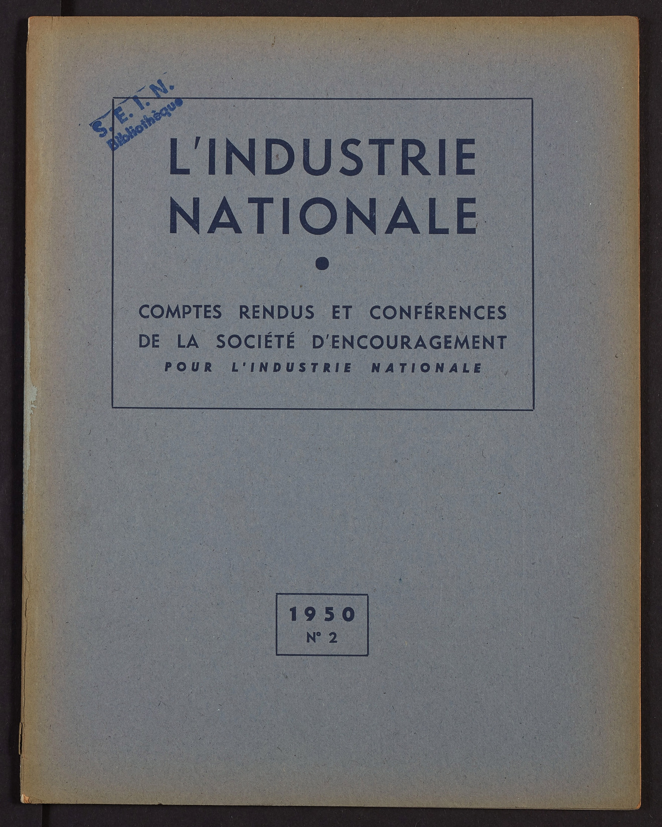 Page de titre du INDNAT.7